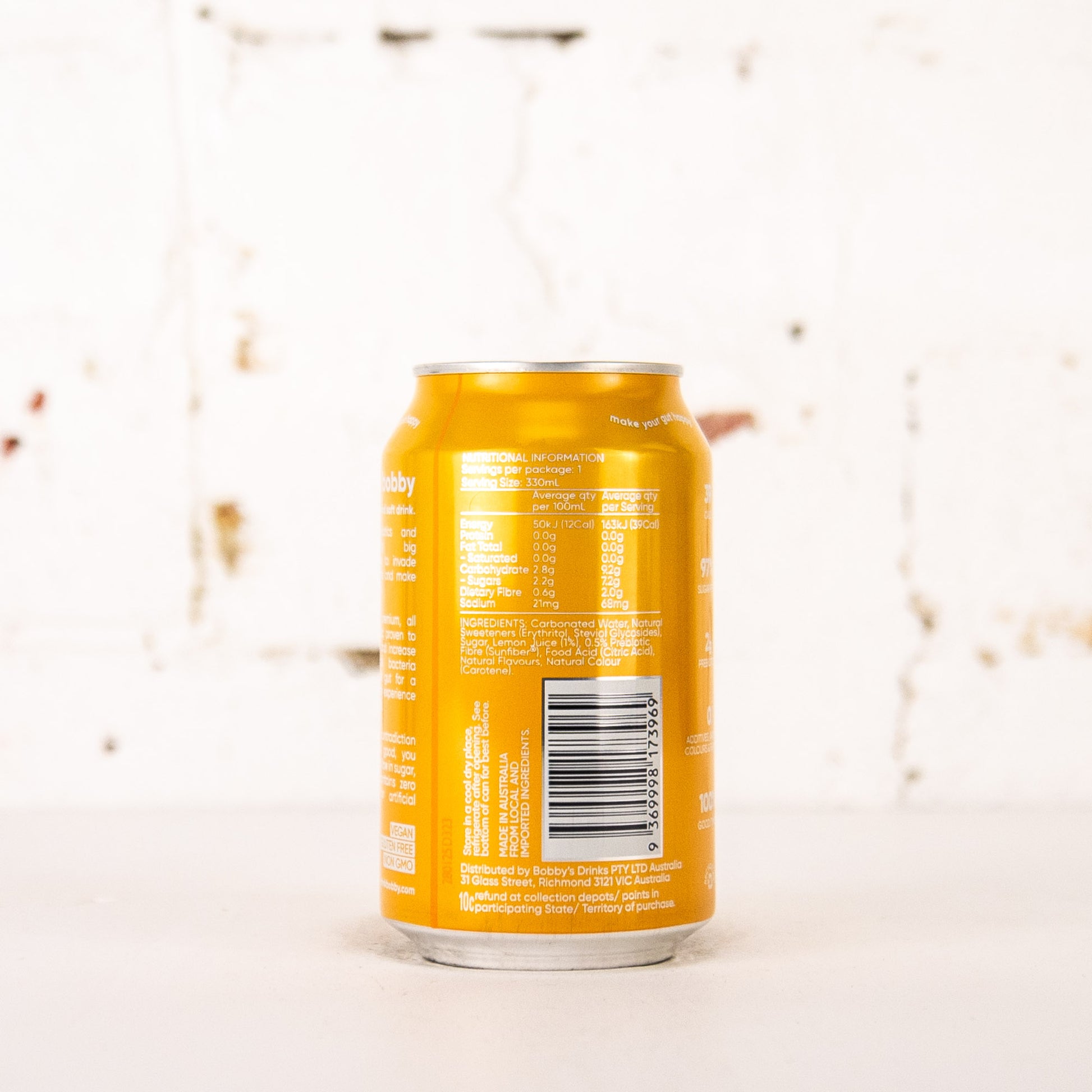 Bobby - Lemon Prebiotic Soft Drink