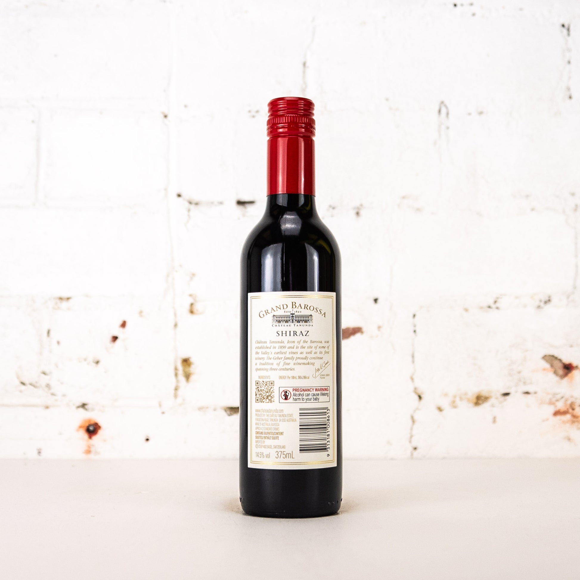 Chateau Tanunda - Grand Barossa Shiraz 375ml