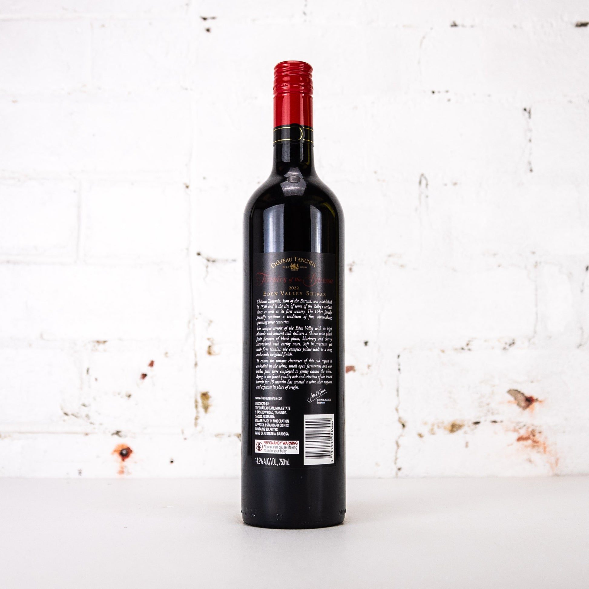 Chateau Tanunda - Terroirs of the Barossa ‘Eden Valley’ Shiraz Shiraz 2022 750ml