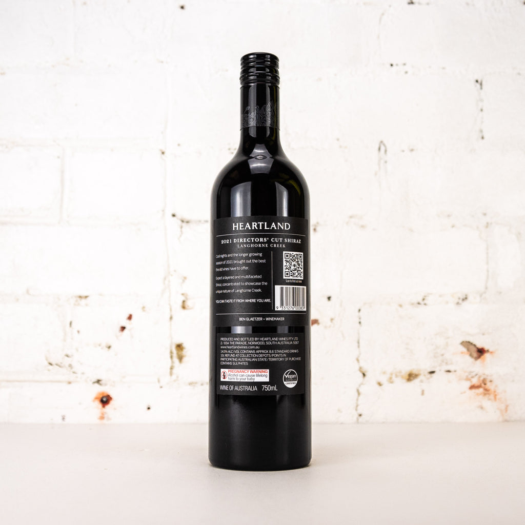 Heartland - Directors Cut Shiraz 2021 750ml