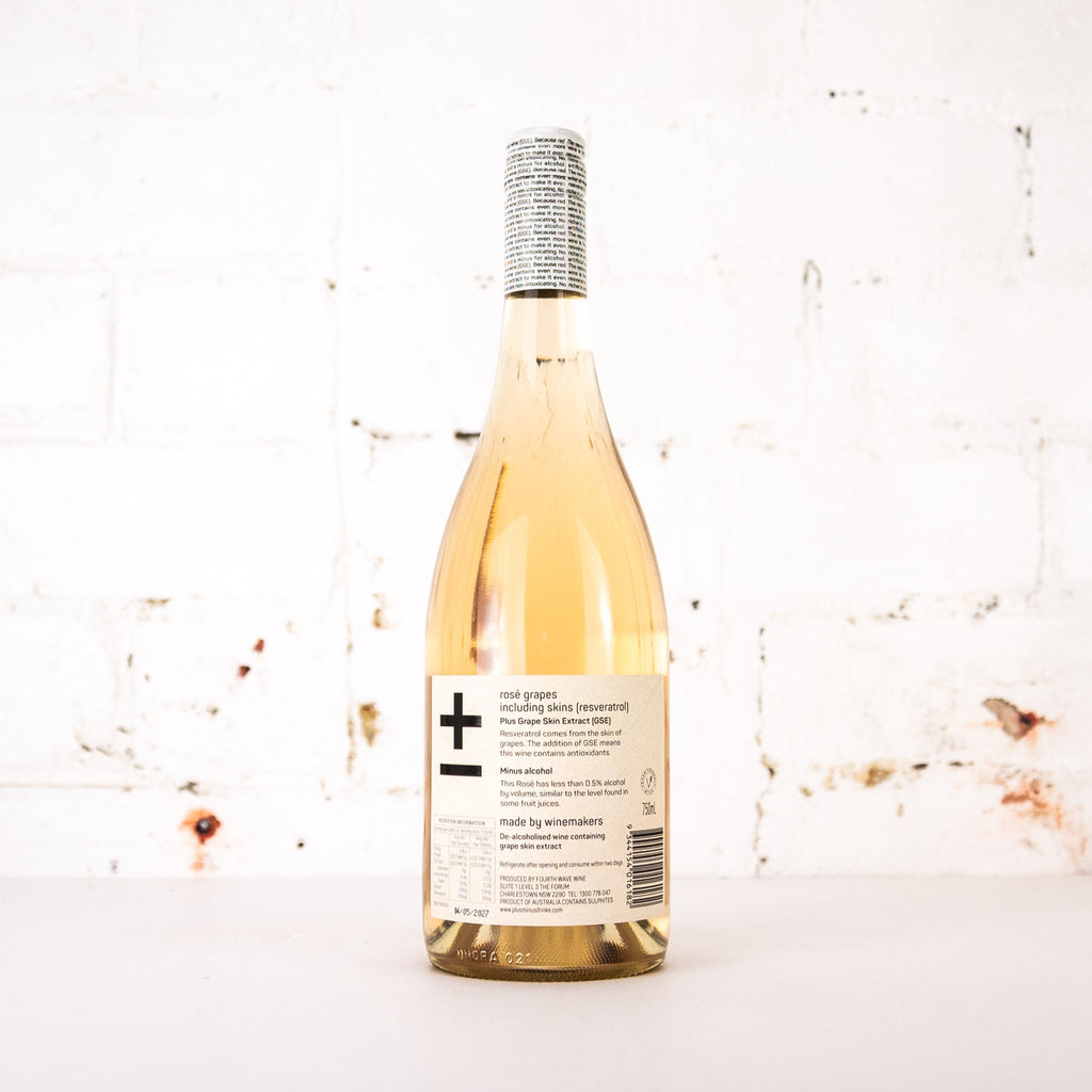 Plus & Minus - Non Alc Rose 750ml