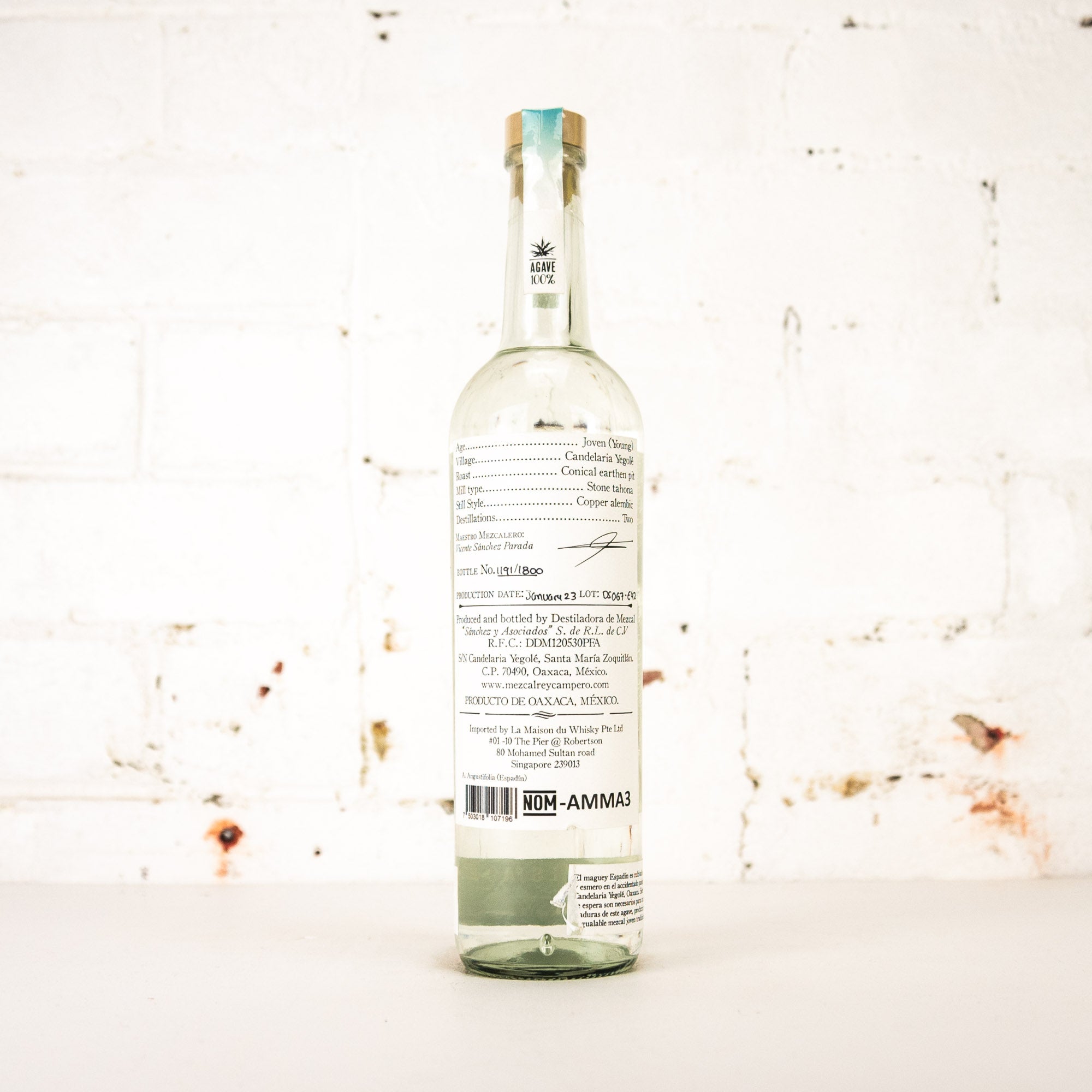 La Herencia de Sanchez - Espadin Joven Mezcal Artesanal 700ml