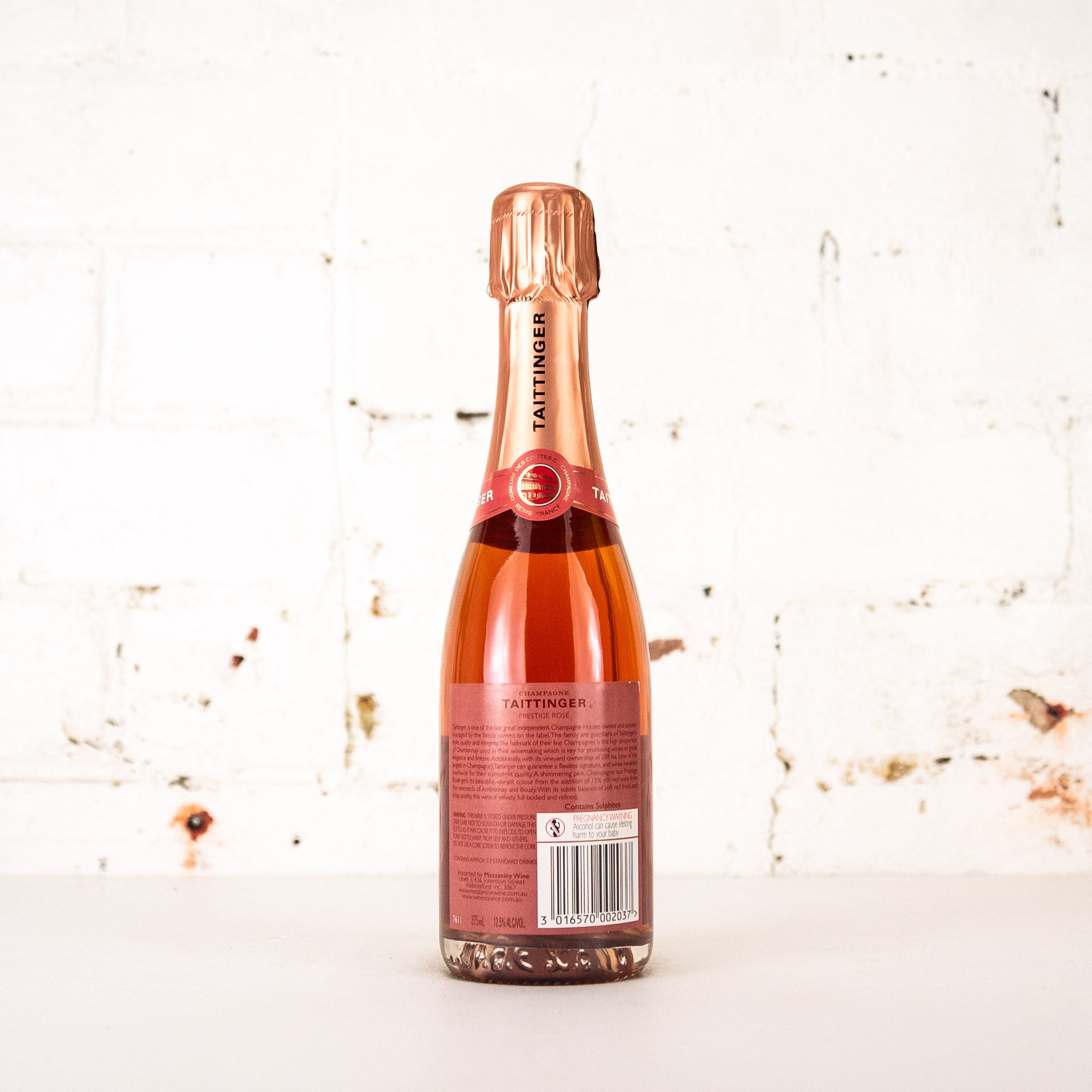 Taittinger - Prestige Rose Champagne 375ml – Carwyn Cellars