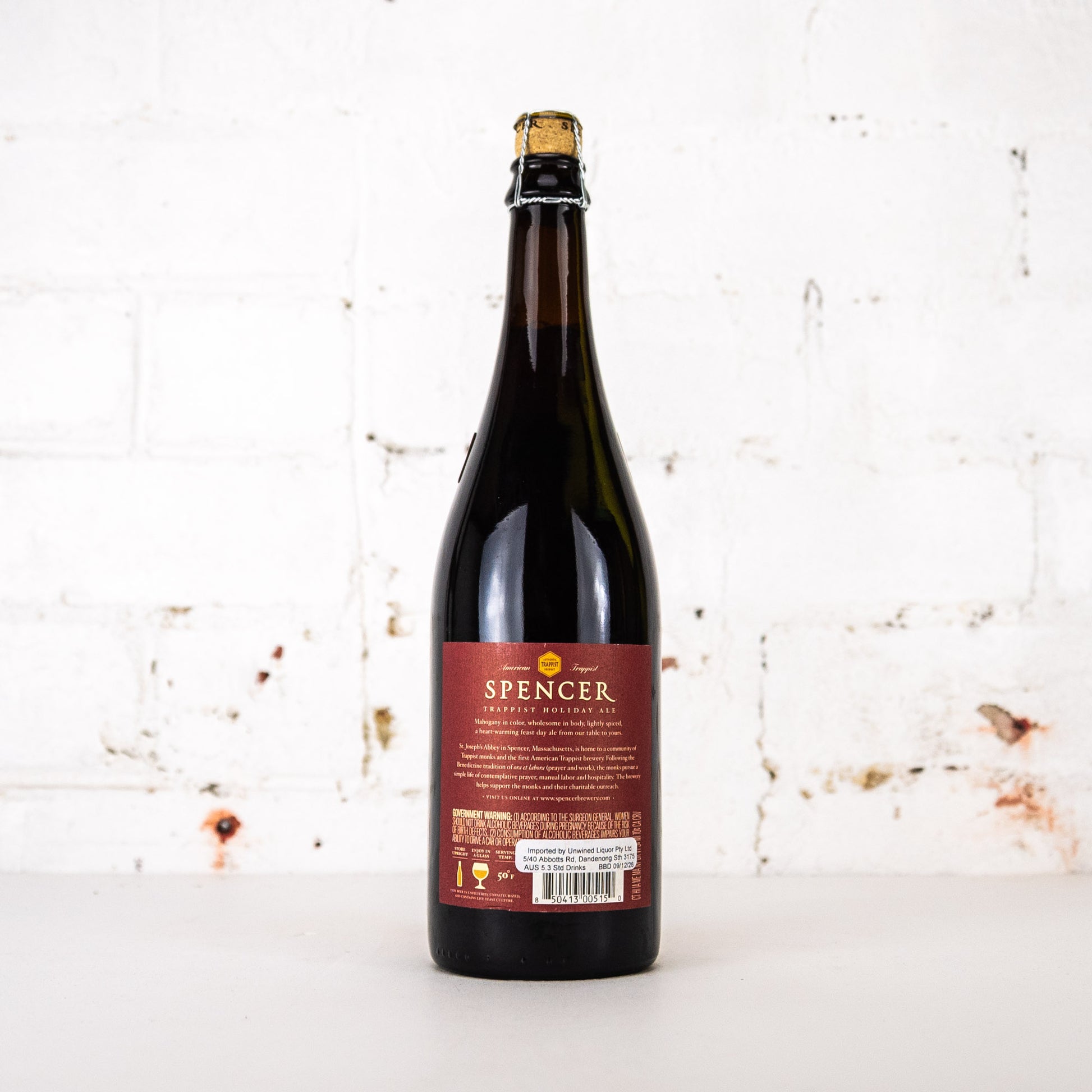 Spencer - Trappist Holiday Ale 750ml