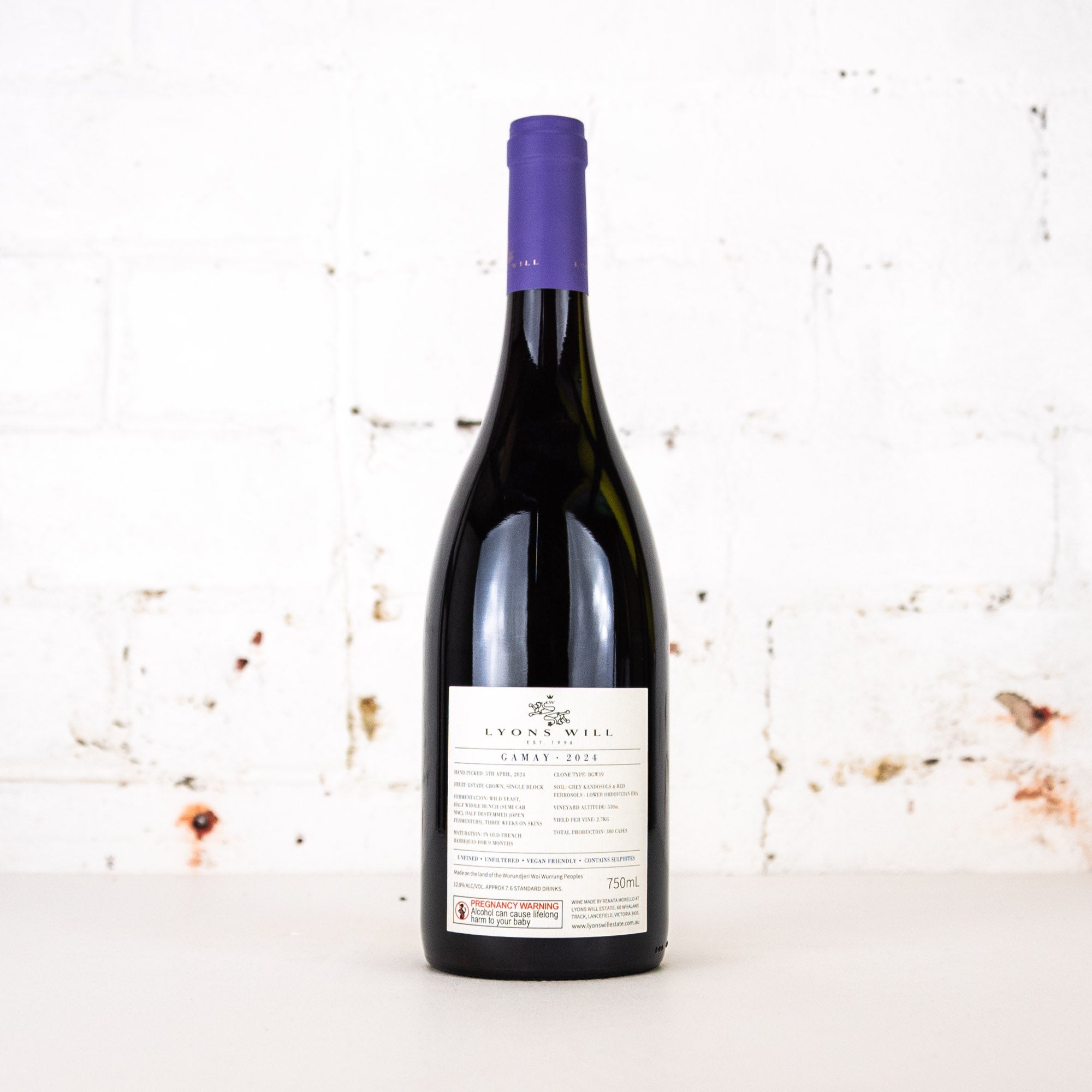 Lyons Will Estate - Gamay 2024 750ml
