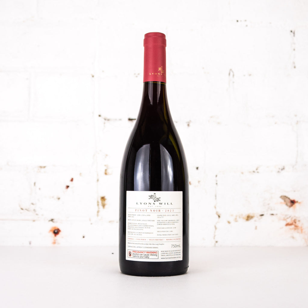 Lyons Will Estate - Pinot Noir 2023 750ml
