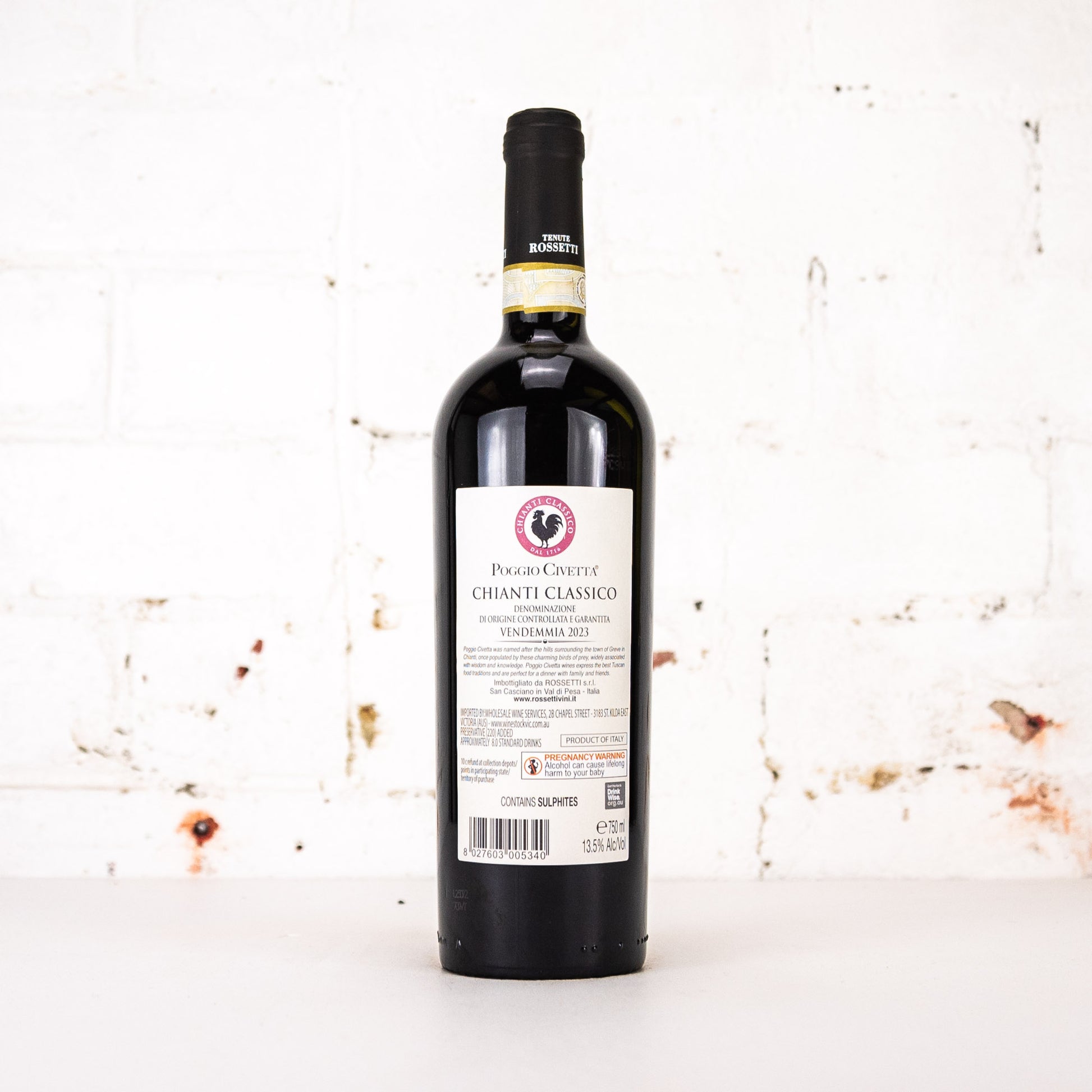 Tenute Rossetti - Poggio Civetta Chianti Classico DOCG 2023 750ml