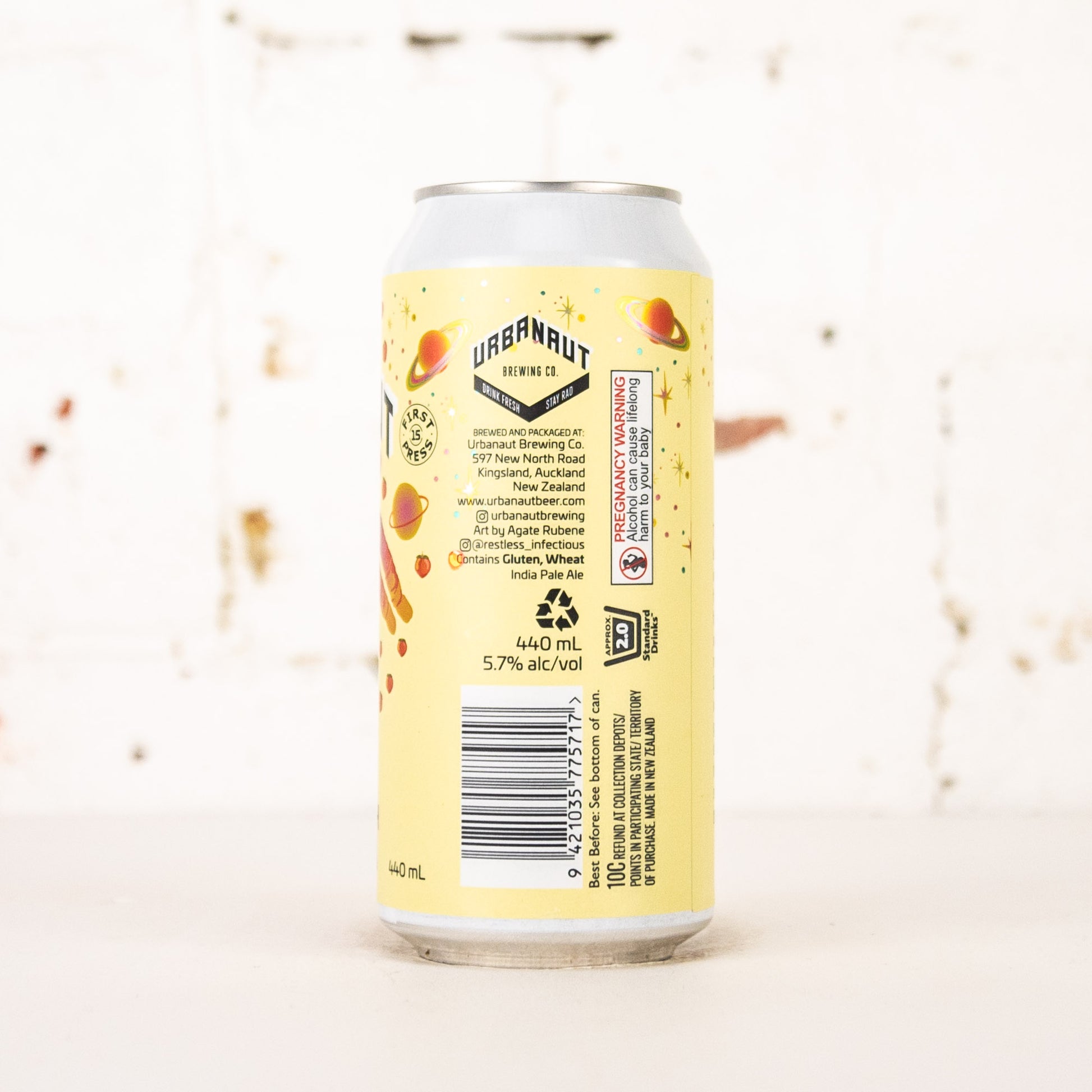 Urbanaut - First Press 15: White Peach Hazy IPA