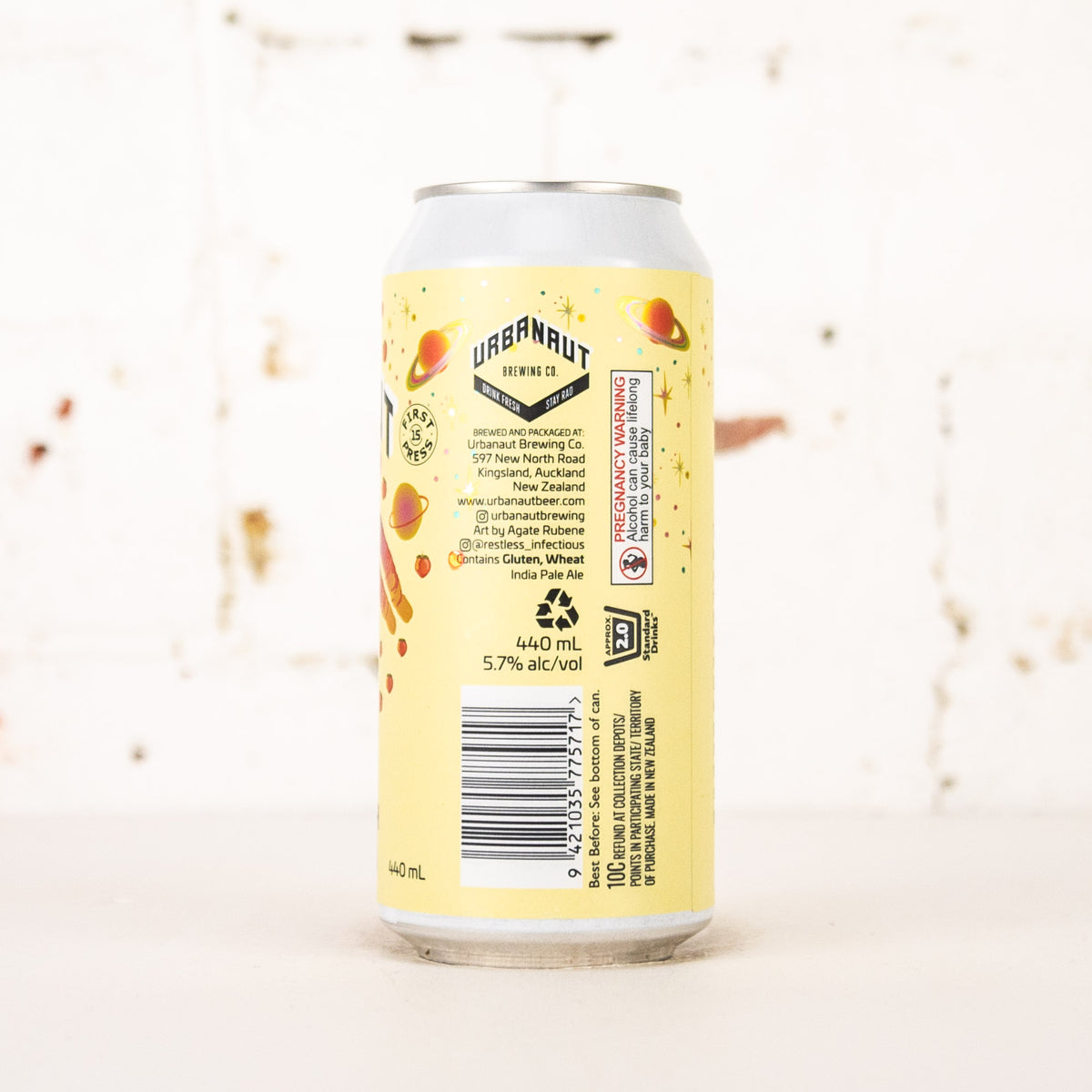 Urbanaut - First Press 15: White Peach Hazy IPA