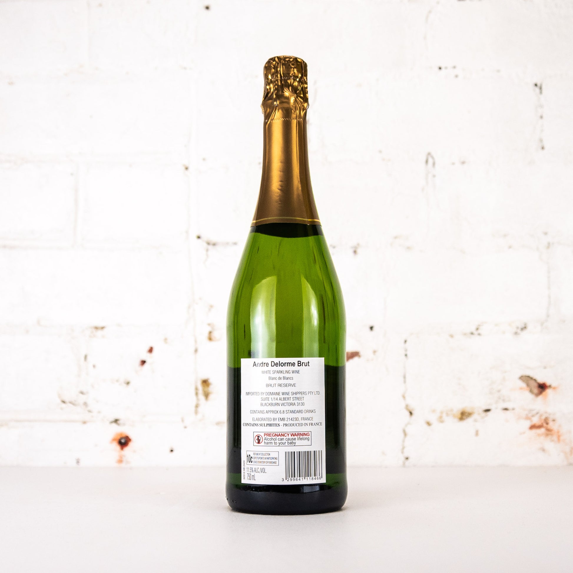 Andre Delorme - Blanc De Blanc Brut Reserve NV 750ml