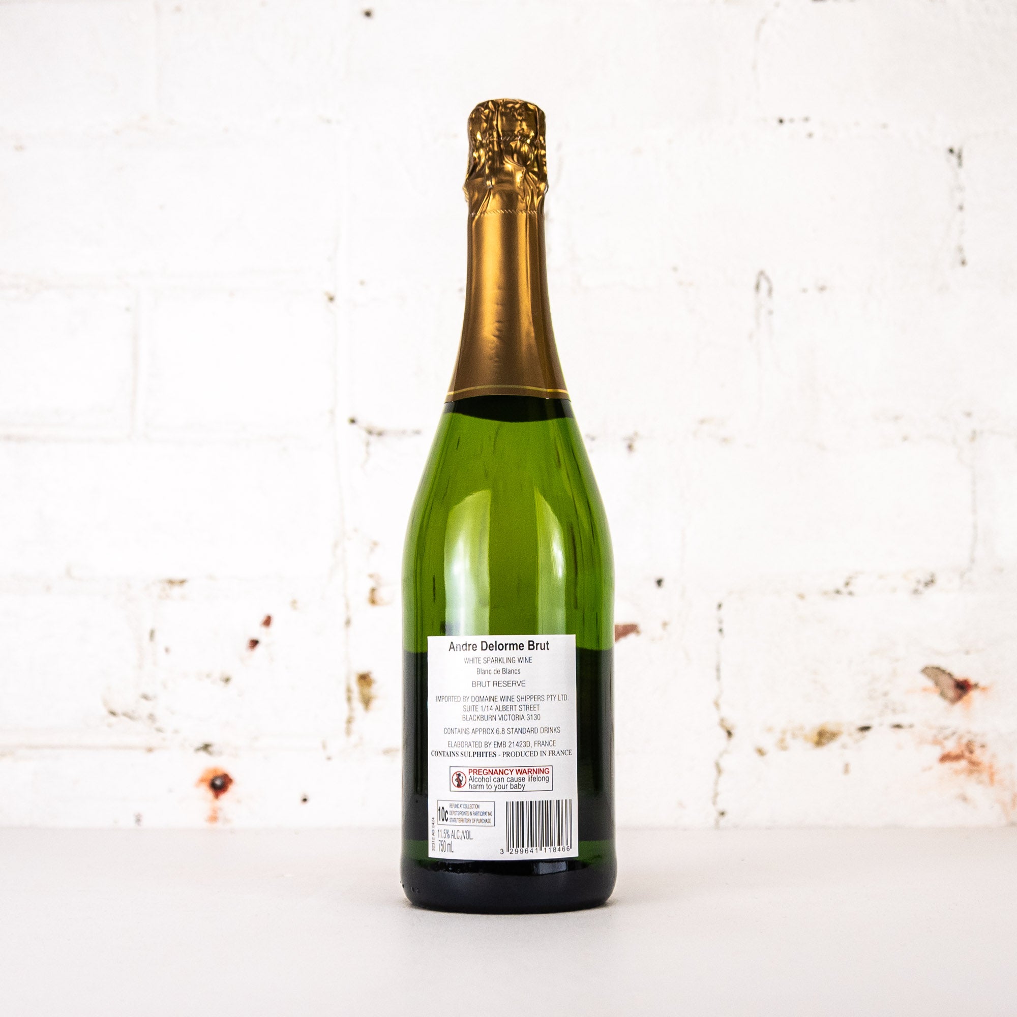 Andre Delorme - Blanc De Blanc Brut Reserve NV 750ml