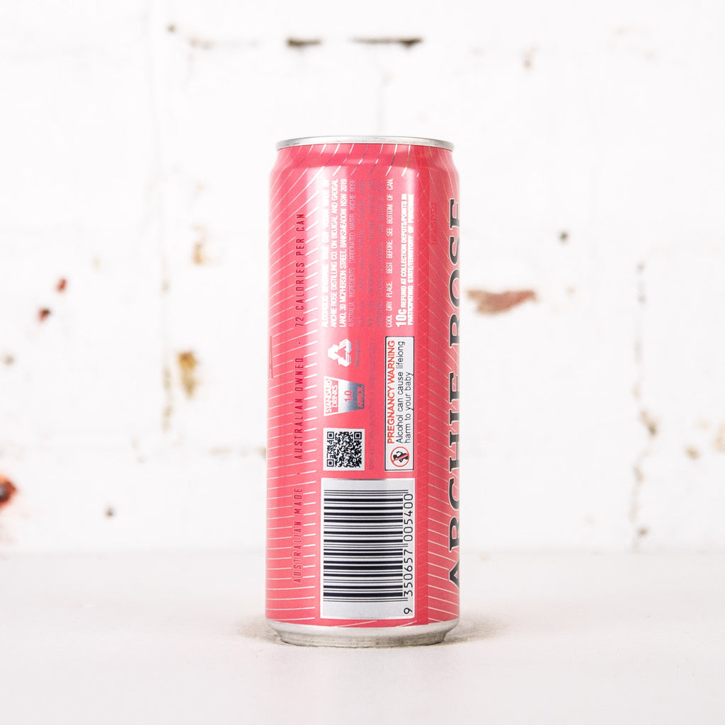 Archie Rose Raspberry Archie Rose - Vodka & Soda Raspberry With Japanese Yuzu – Carwyn Cellars