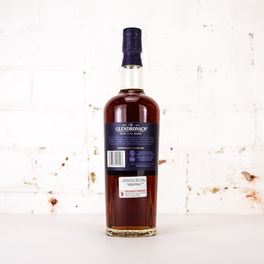 Glendronach - Ode To The Dark PX Cask Single Malt 700ml