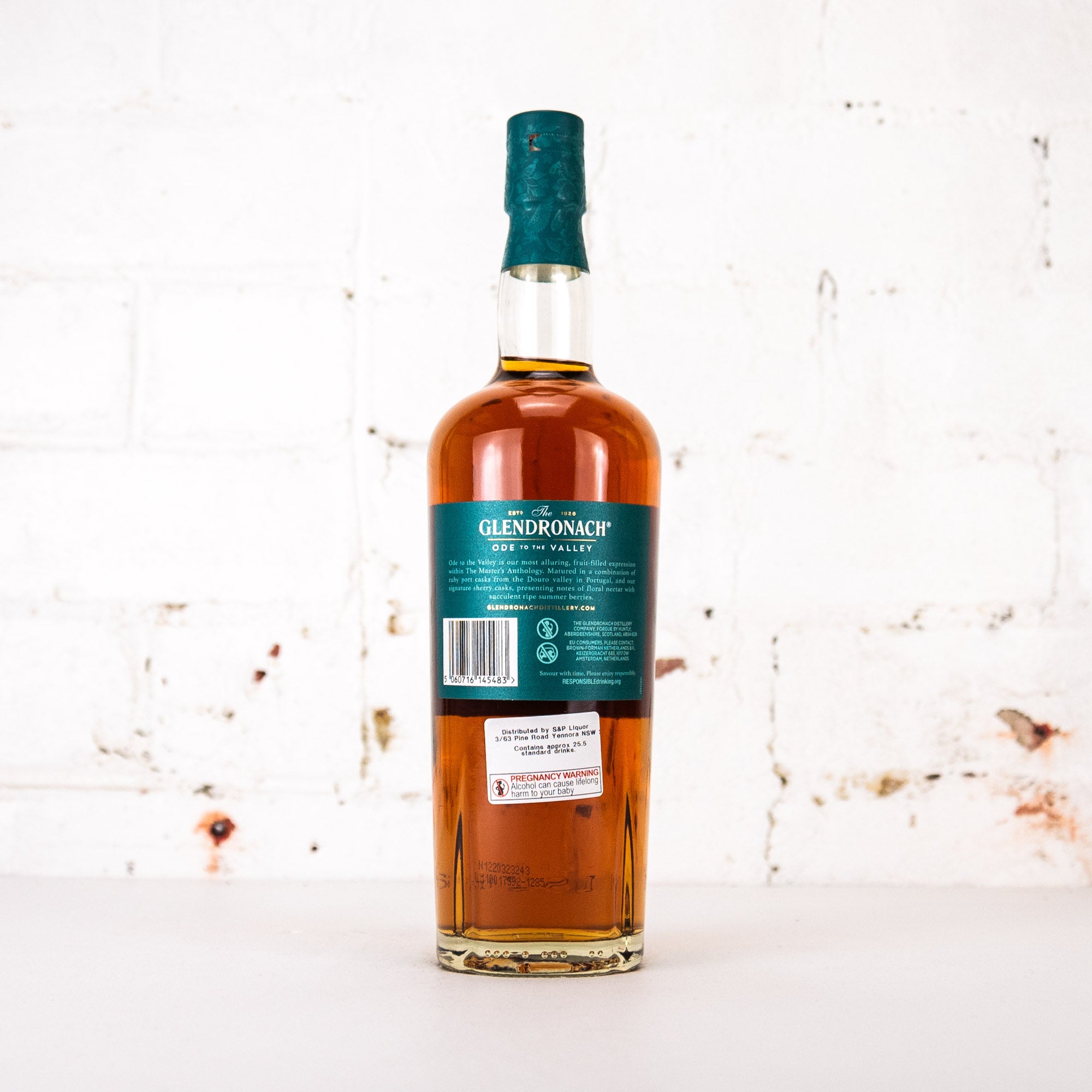 Glendronach - Ode To The Valley Port Cask Single Malt 700ml