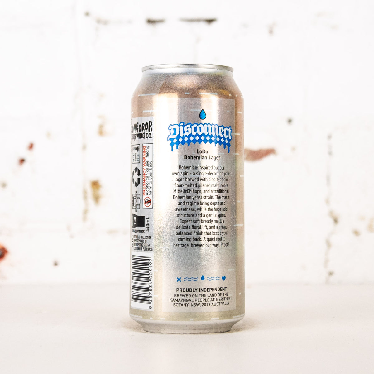 One Drop - Disconnect LoDo Bohemian Lager