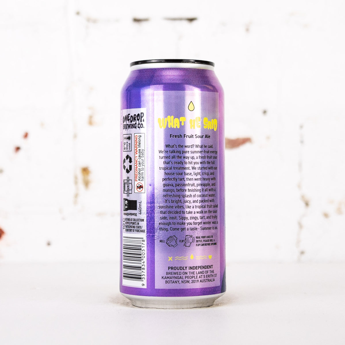 One Drop - What He Said Fruited Sour