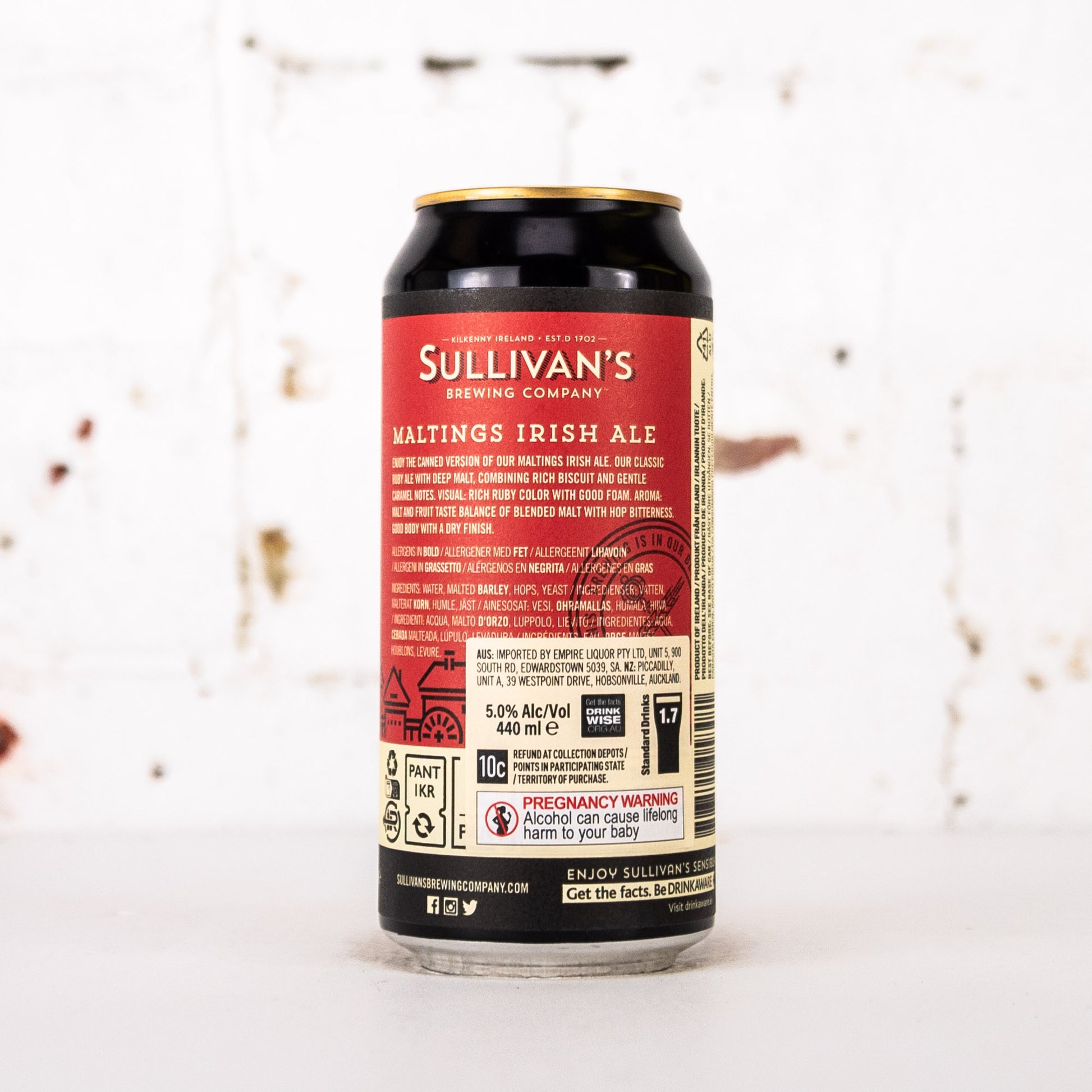 Sullivan's - Maltings Irish Red Ale