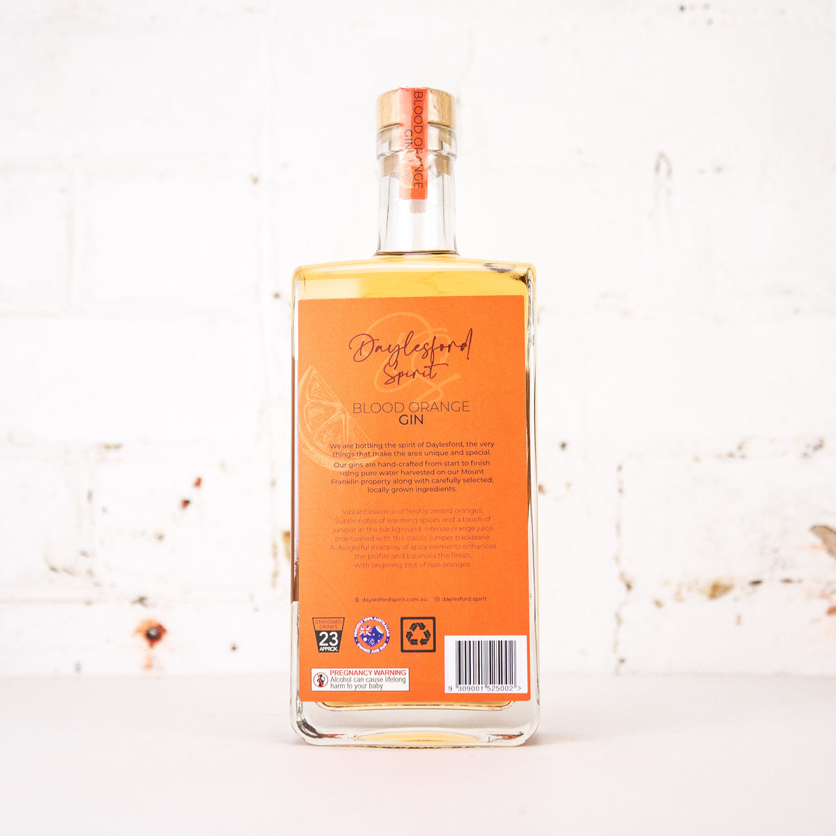 Daylesford Spirit - Blood Orange Gin 700ml