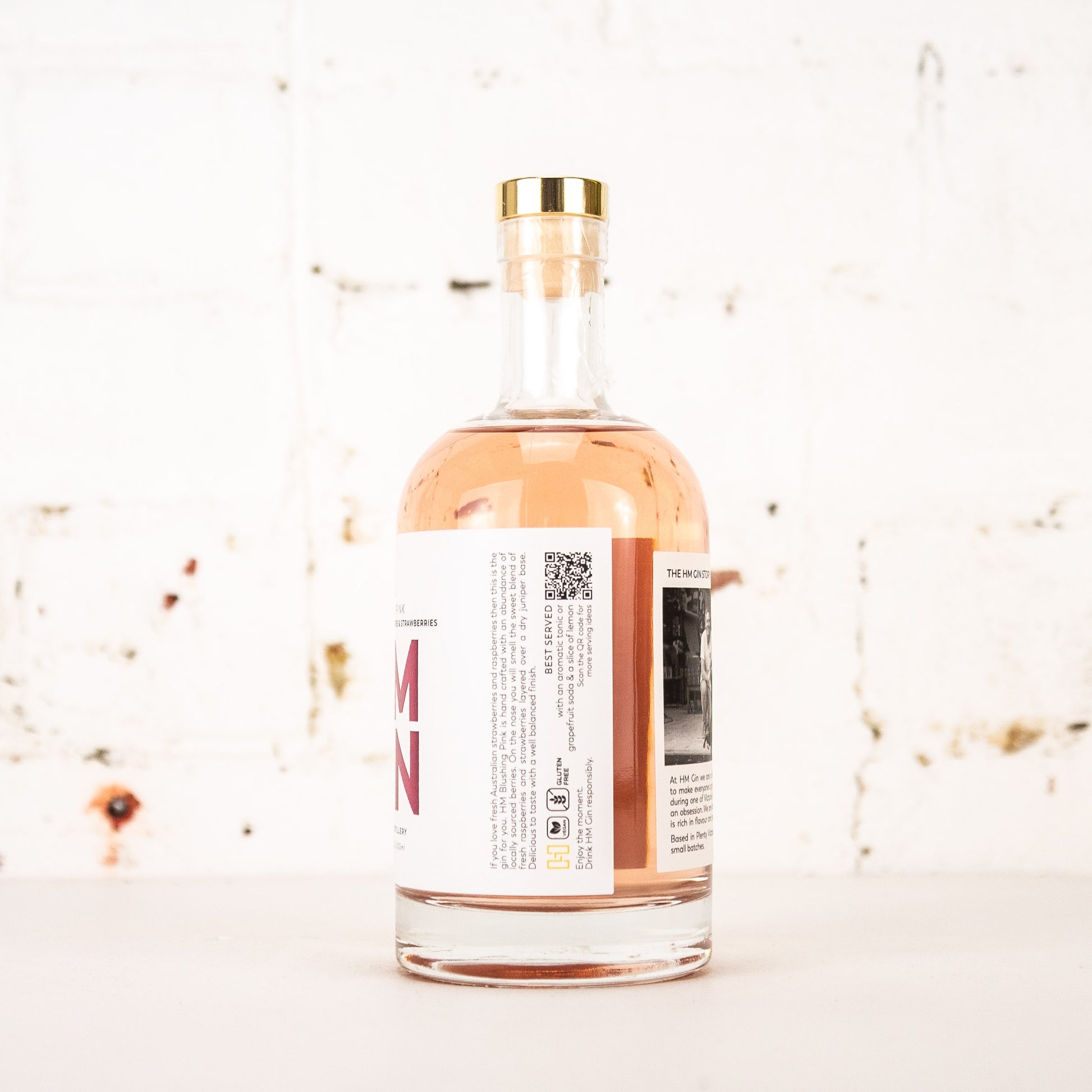 HM Gin - Blushing Pink Gin 500ml