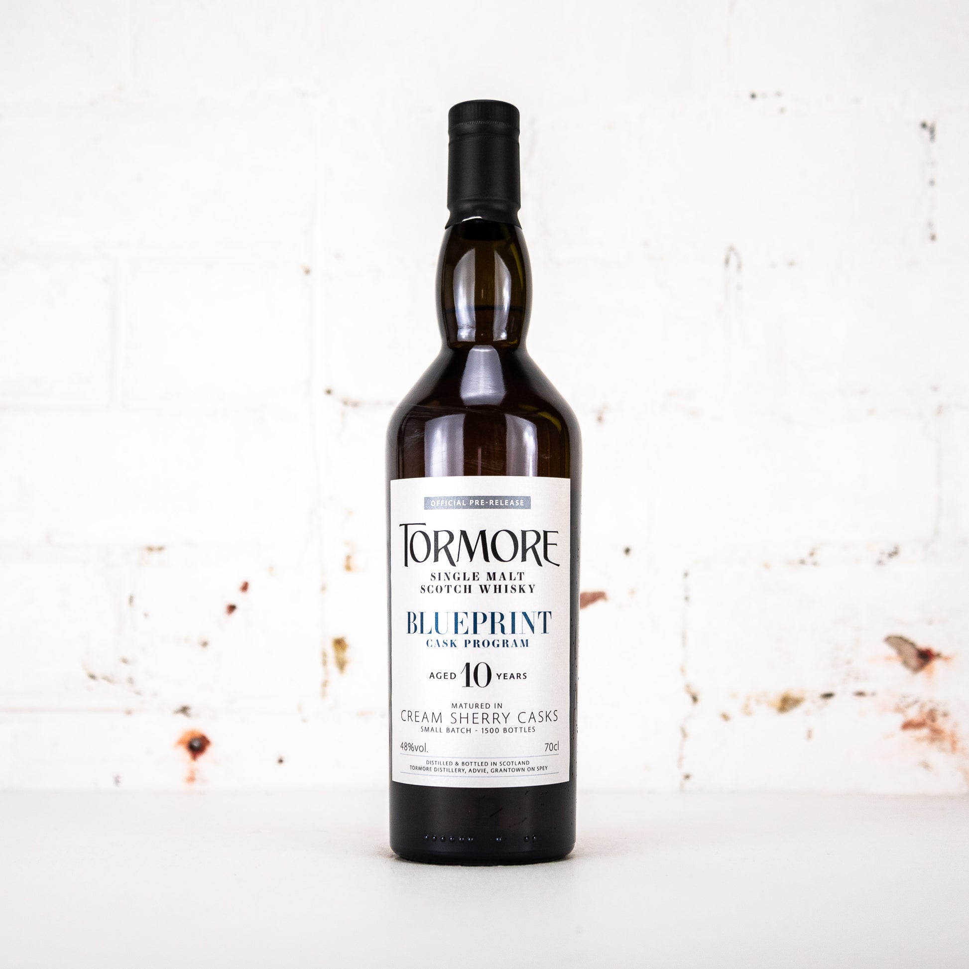 Tormore - Blueprint Cream Sherry Casks 10 YO 700ml
