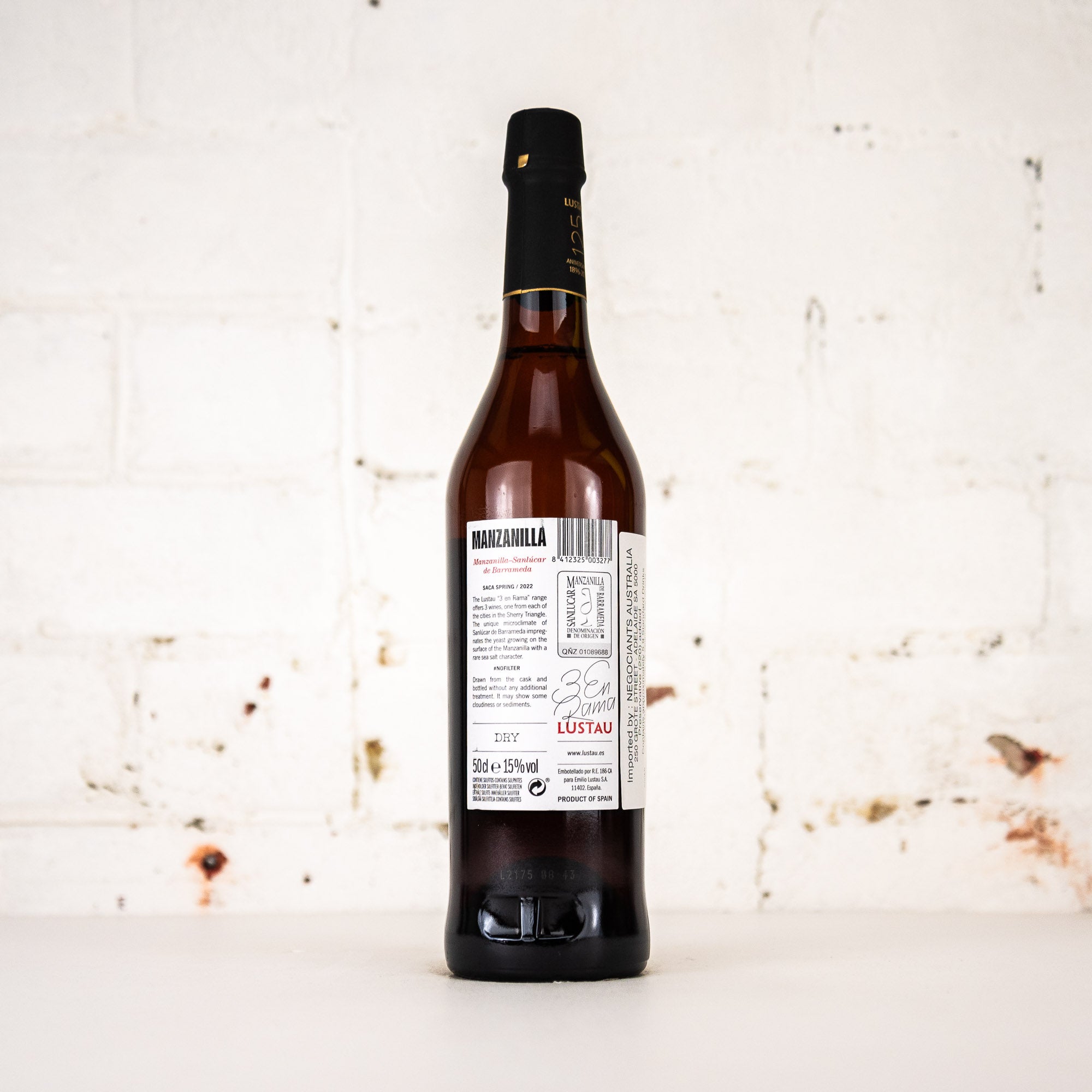 Lustau - Manzanilla De Sanlucar 3 en Rama Saca 2022 500ml