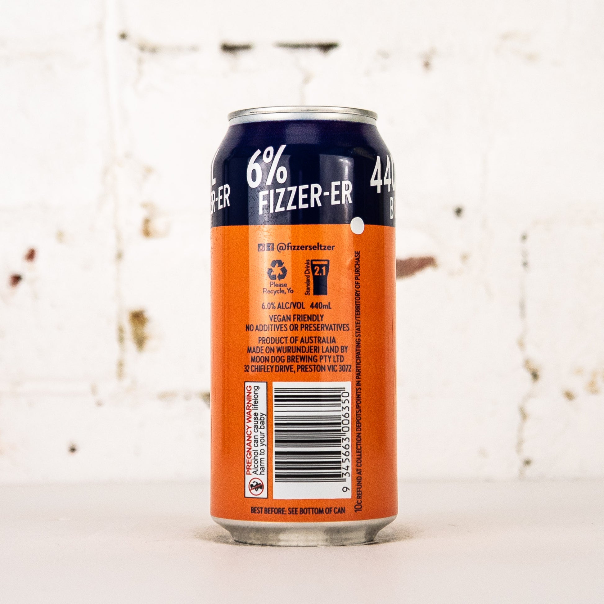 Moon Dog - Fizzer Tropical Crush 6% Seltzer 440ml