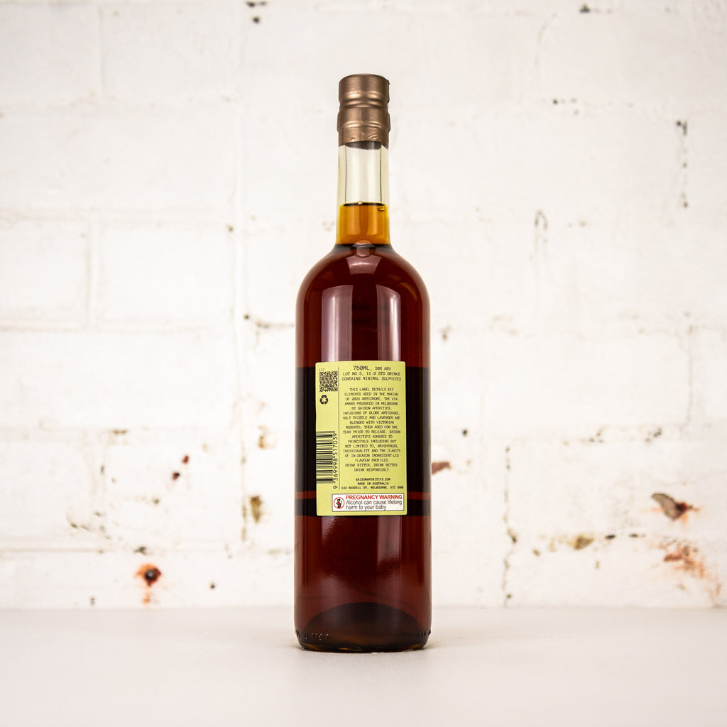 Saison Aperitifs - Artichoke Vin Amaro 2025 750ml