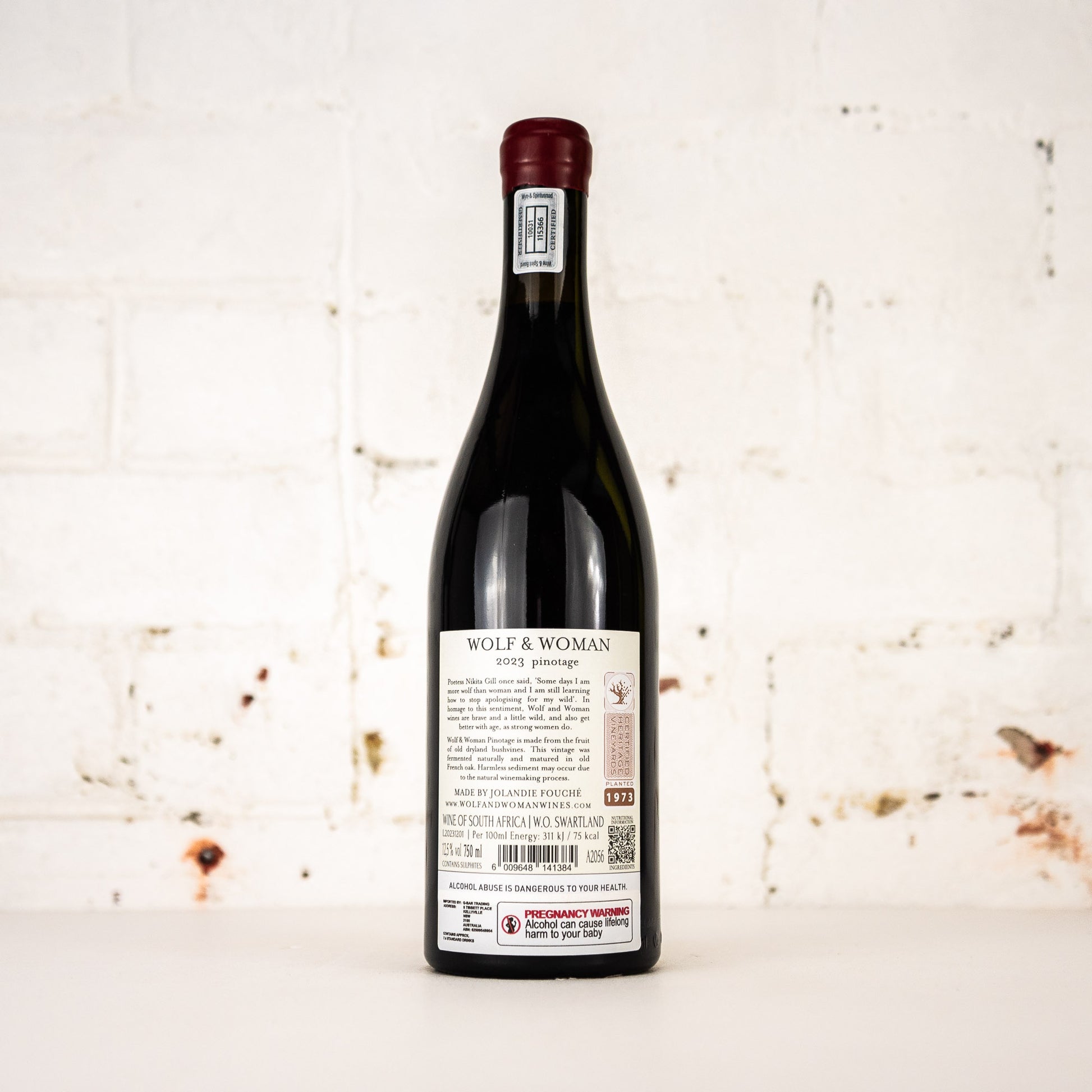 Wolf & Woman - Pinotage 2023 750ml