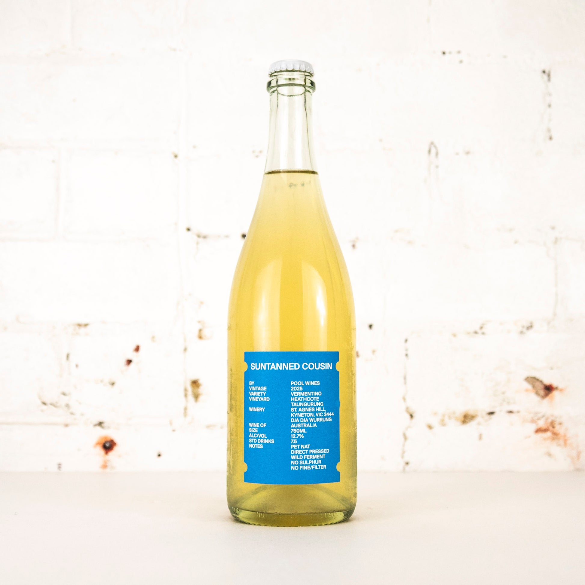 Pool Wines - Suntanned Cousin 2025 Pet Nat 750ml
