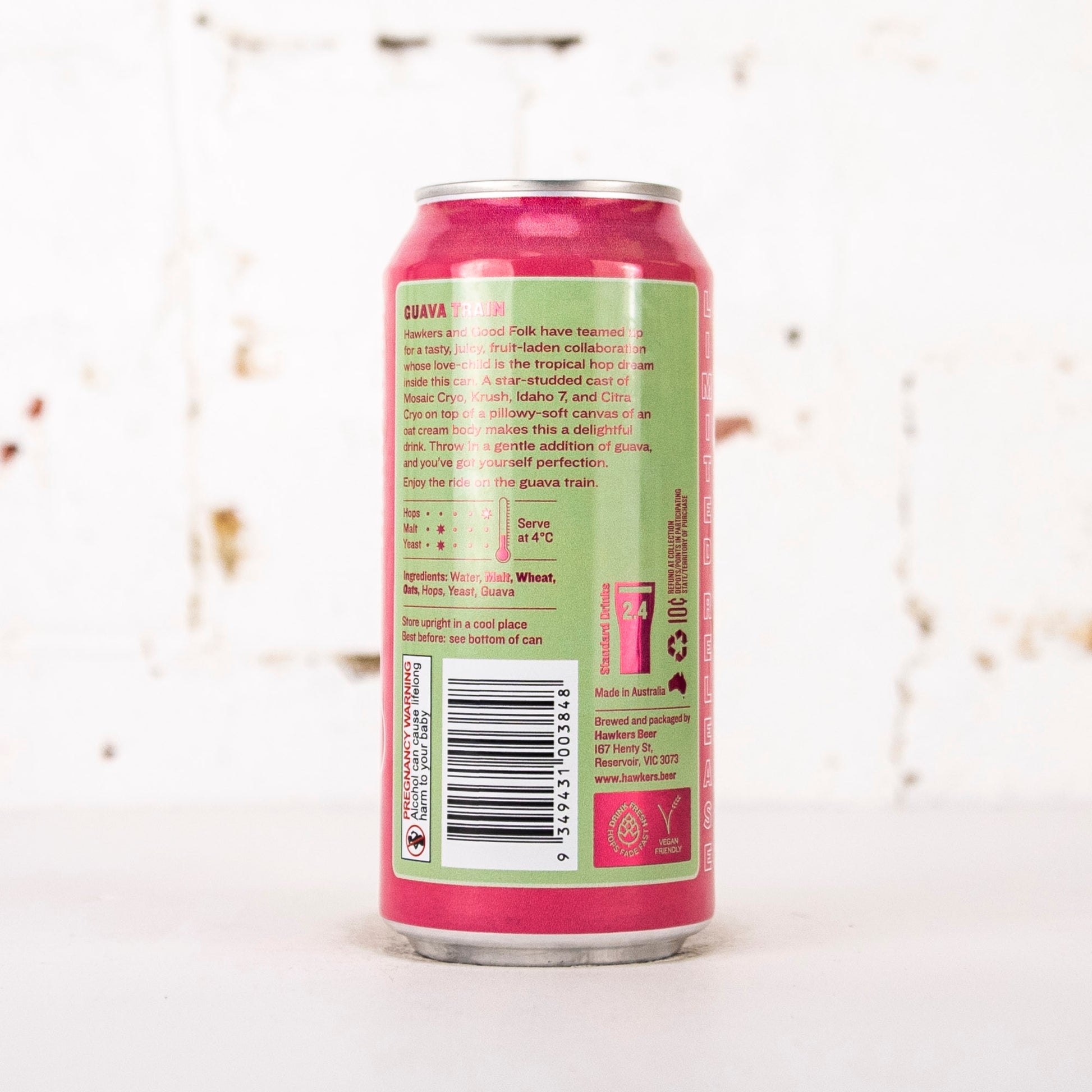 Hawkers x Good Folk 'Guava Train' Tropical Oat Cream IPA