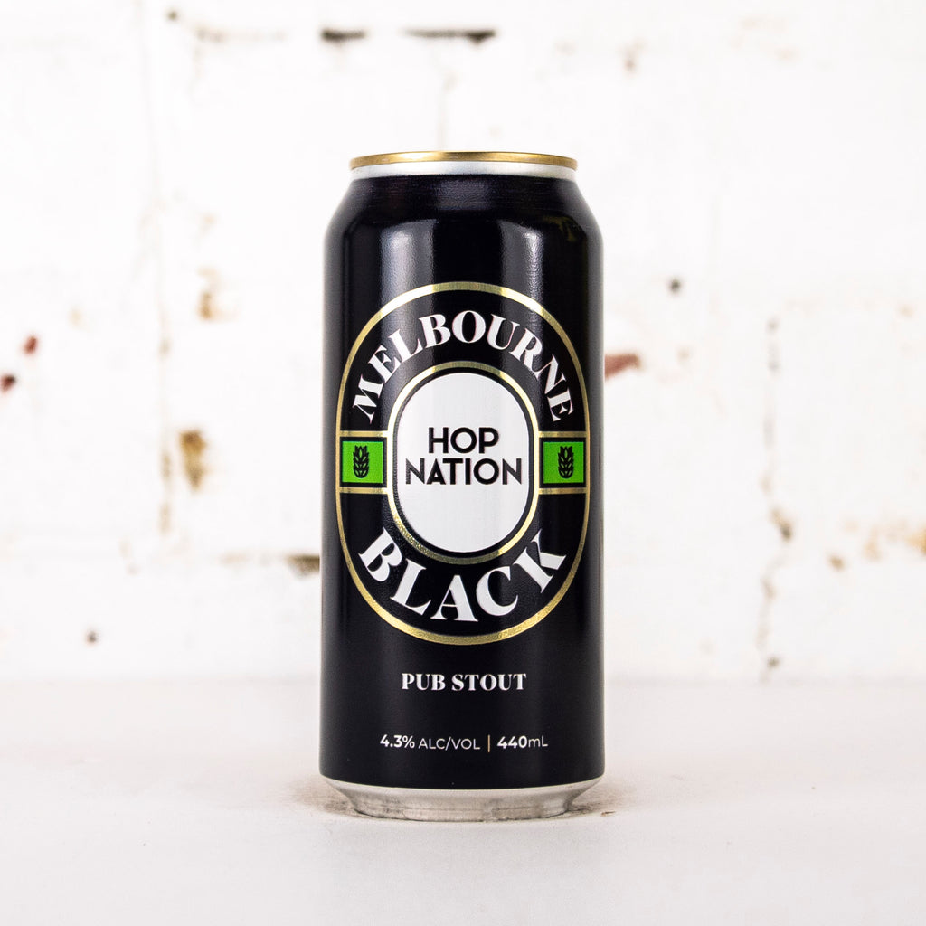 Hop Nation - Melbourne Black Nitro Pub Stout 440ml