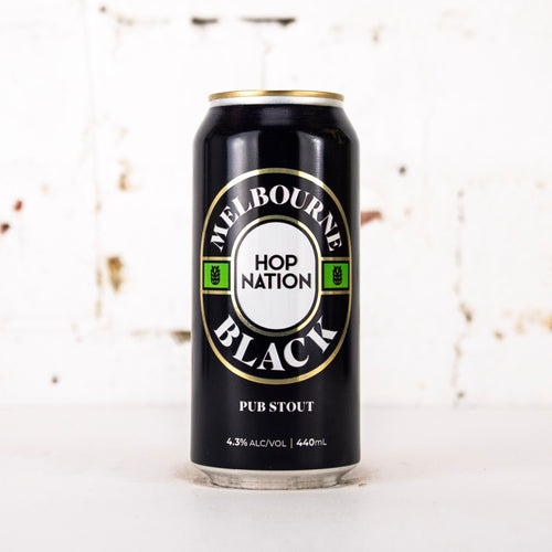 Hop Nation - Melbourne Black Nitro Pub Stout 440ml