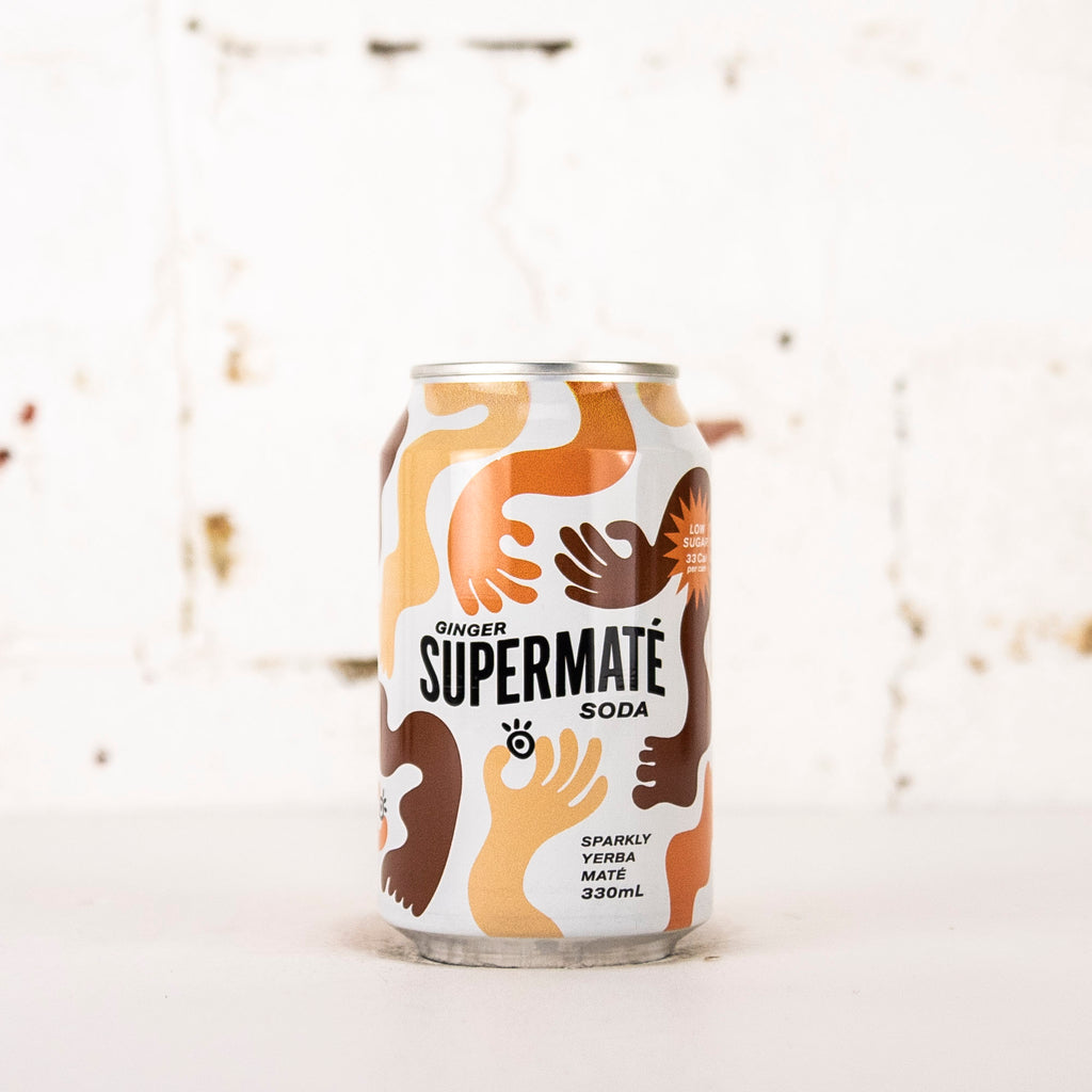 Supermate - Yerba Maté Soda with Ginger 330ml