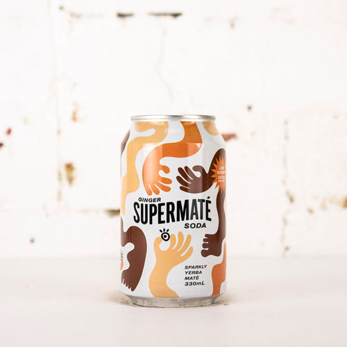Supermate - Yerba Maté Soda with Ginger 330ml