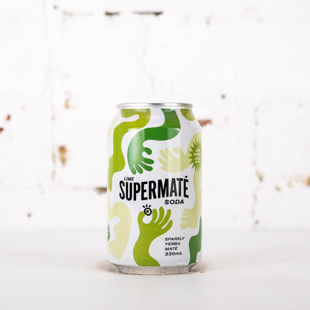 Supermaté - Yerba Maté Soda with Lime 330ml