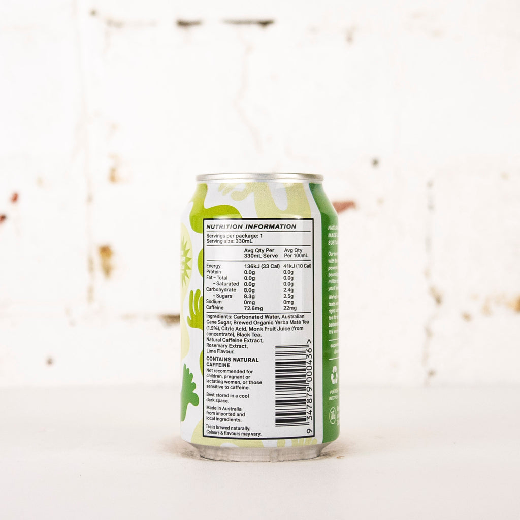 Supermaté - Yerba Maté Soda with Lime 330ml