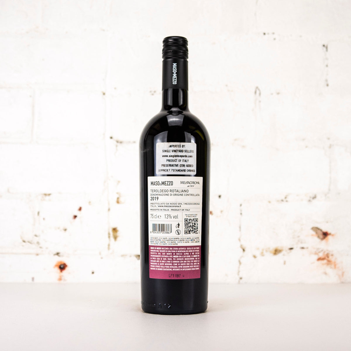 Mezzacorona - Maso di Mezzo Teroldego Rotaliano 2019 750ml