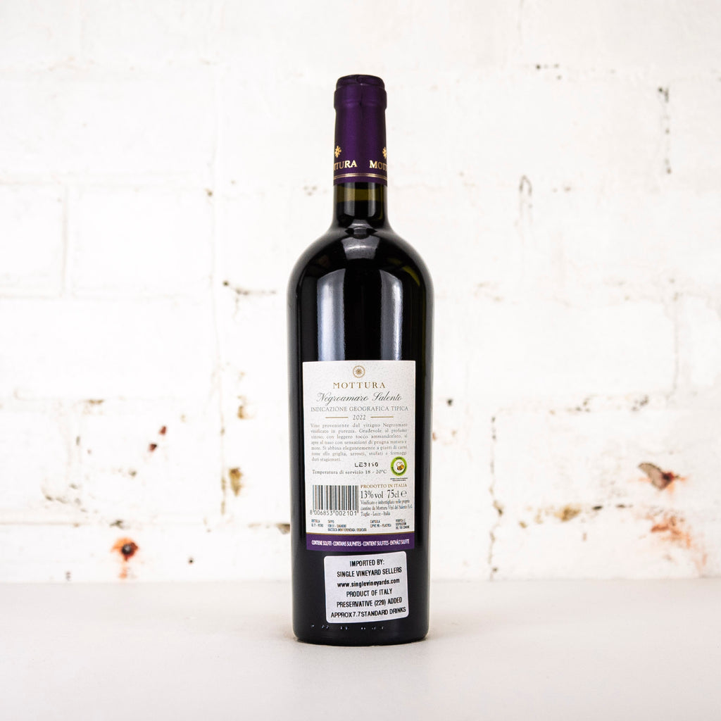 Mottura - Negroamaro Salento 2022 750ml