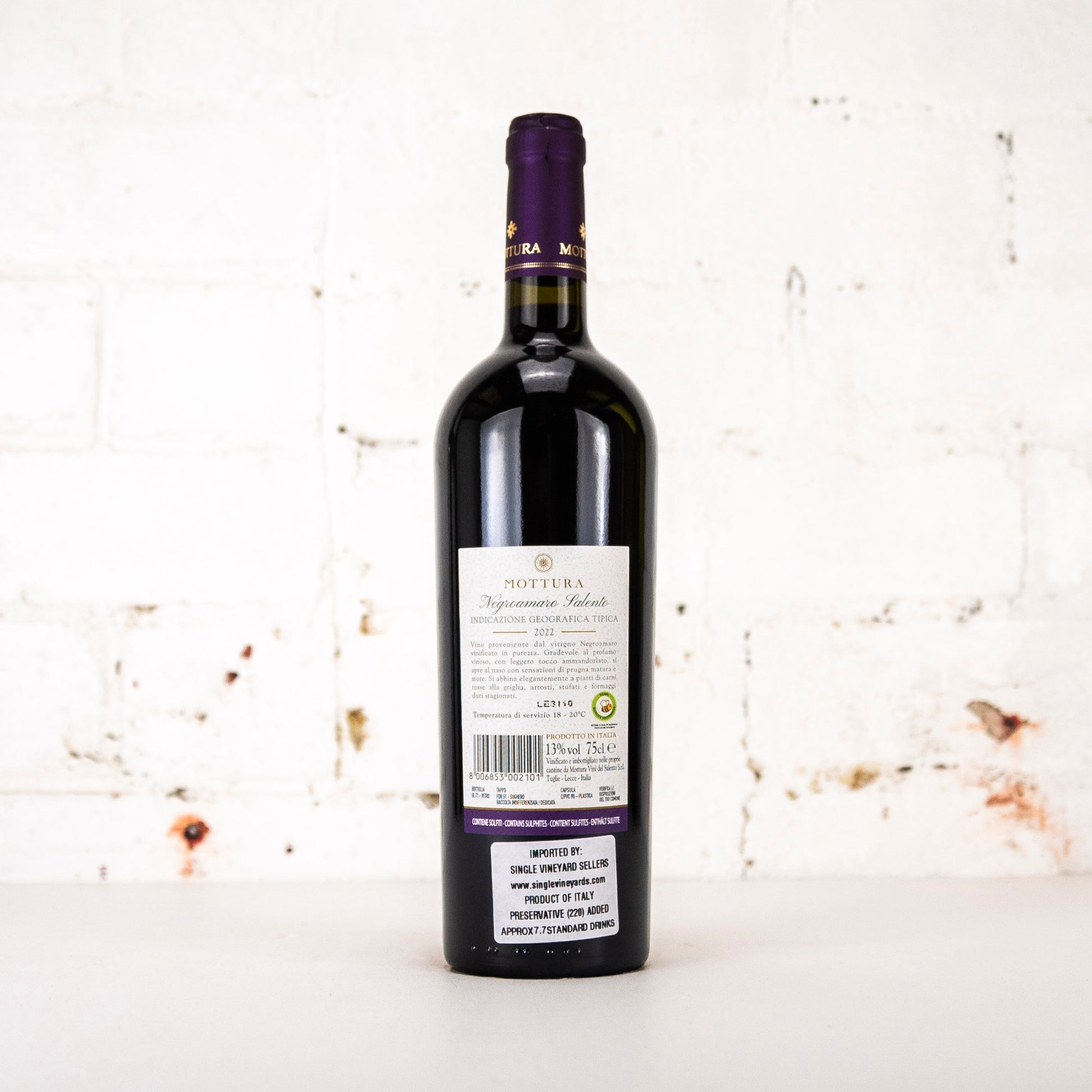 Mottura - Negroamaro Salento 2022 750ml