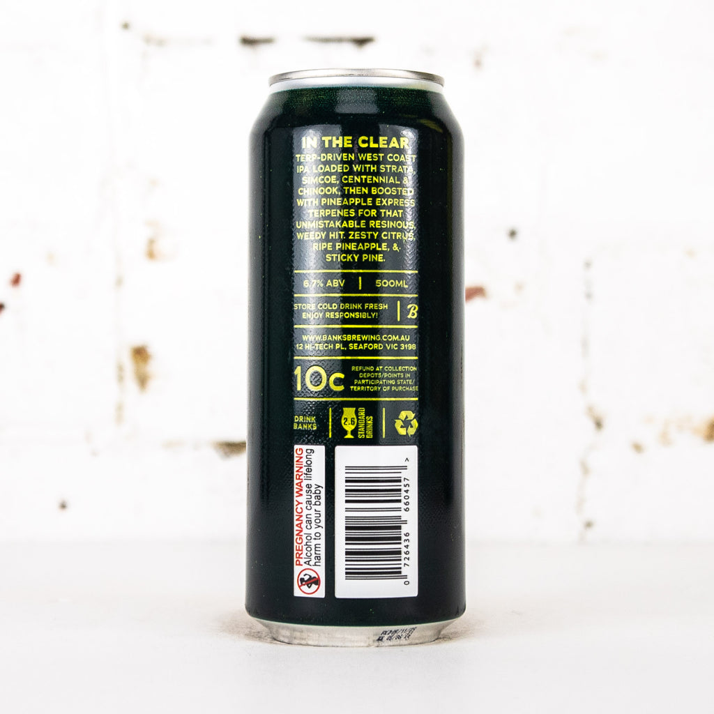 Banks - In the Clear Terpene West Coast IPA