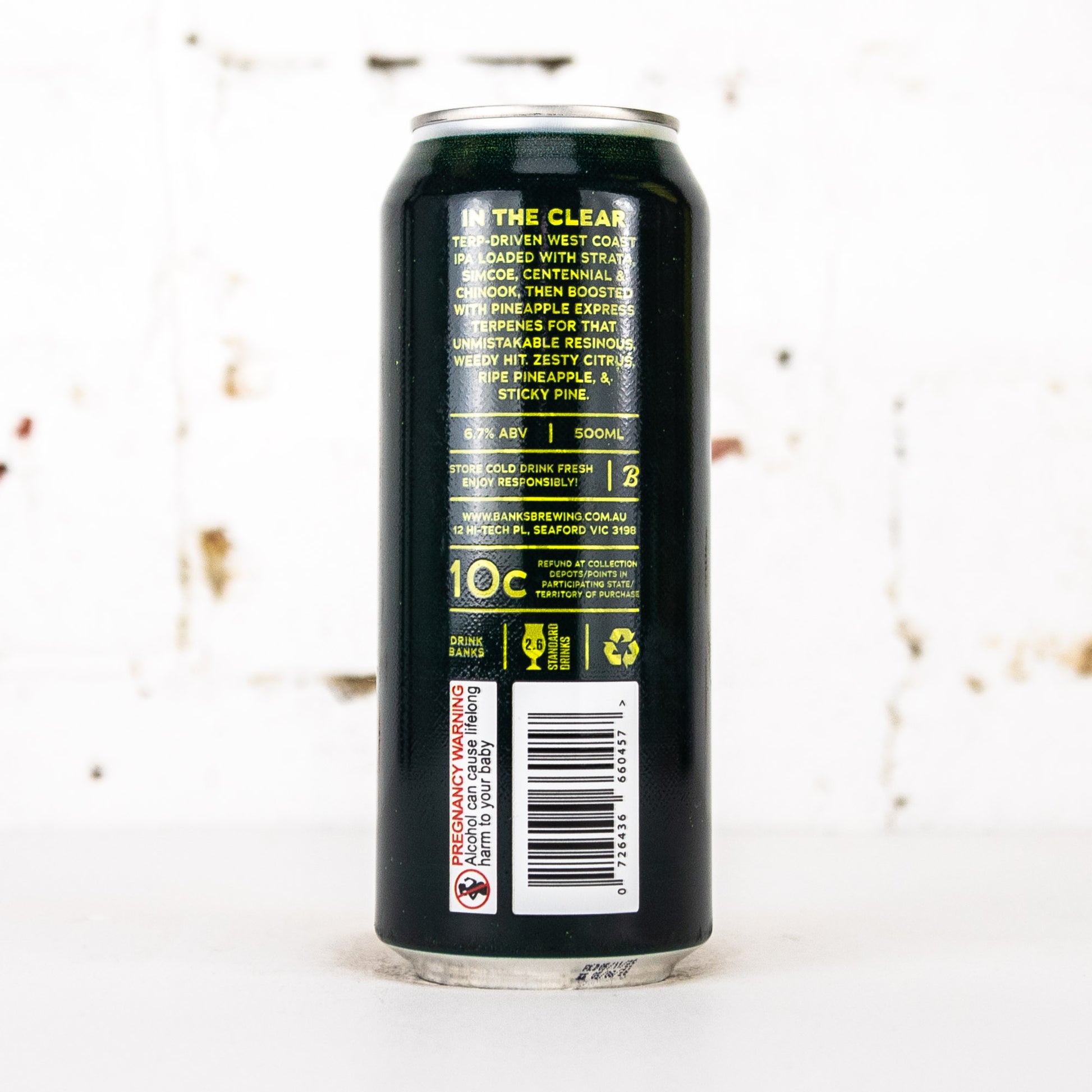 Banks - In the Clear Terpene West Coast IPA