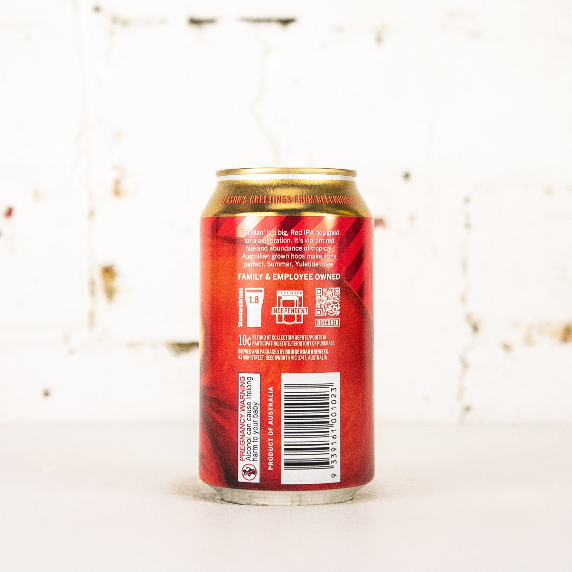 Bridge Road - Fat Man Red Suit Big Sack Red IPA