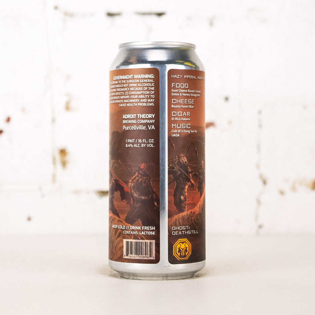 Adroit Theory - IX [Deathstill Edition] (Ghost DEATHSTILL) Hazy DIPA