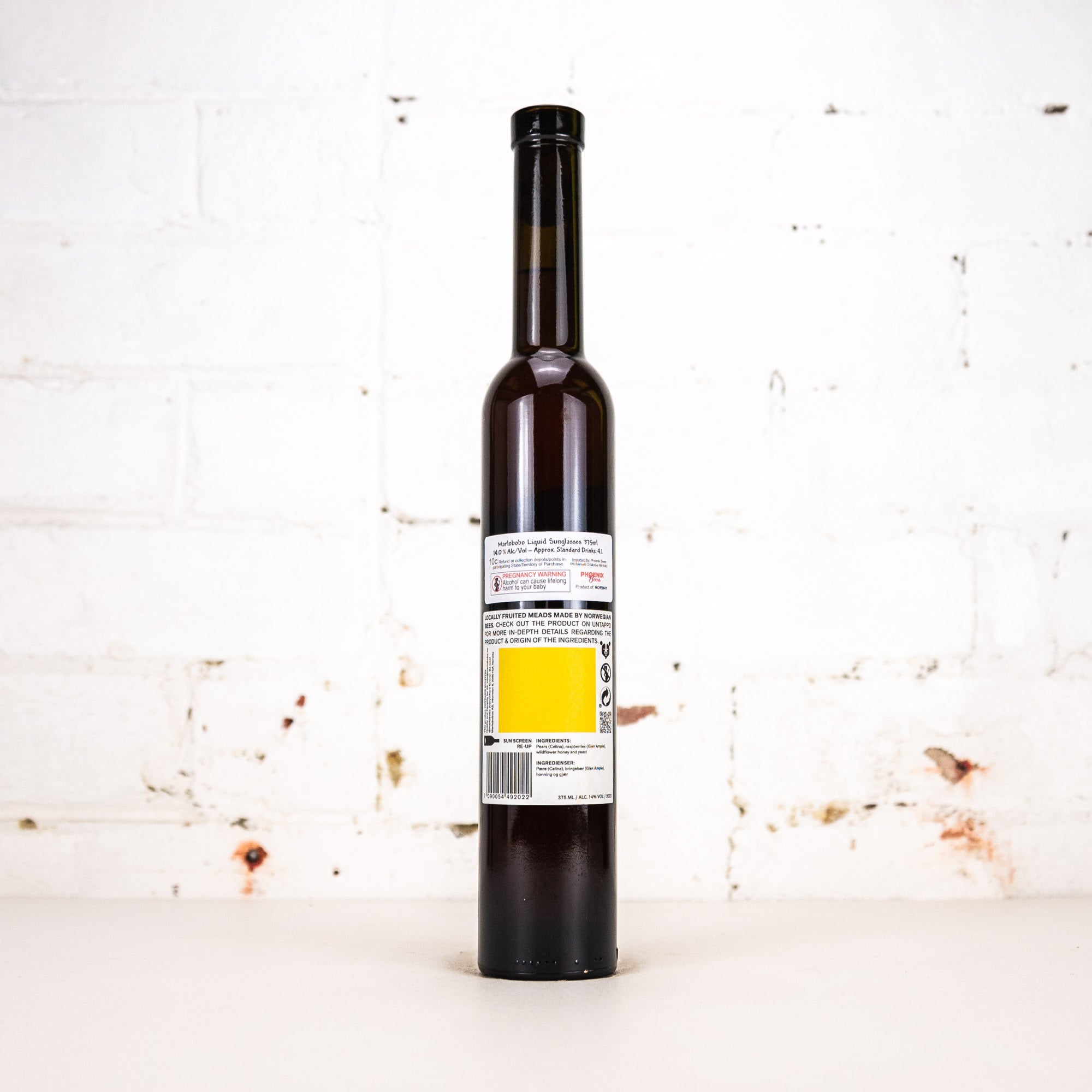 Marlobobo - Liquid Sunglasses 2022 Pear & Raspberry Mead 375ml