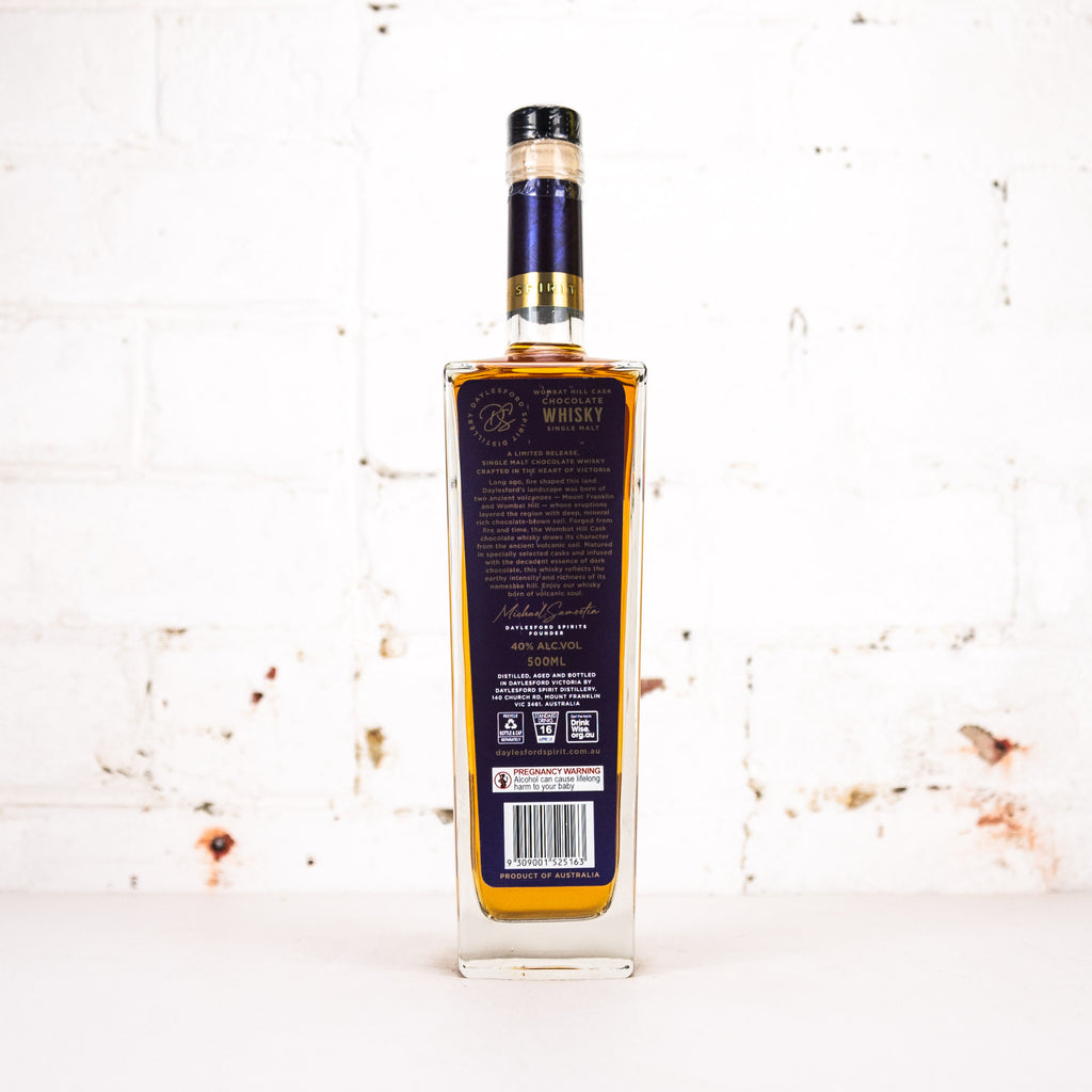 Daylesford Spirit - Wombat Hill Cask Chocolate Whisky 500ml