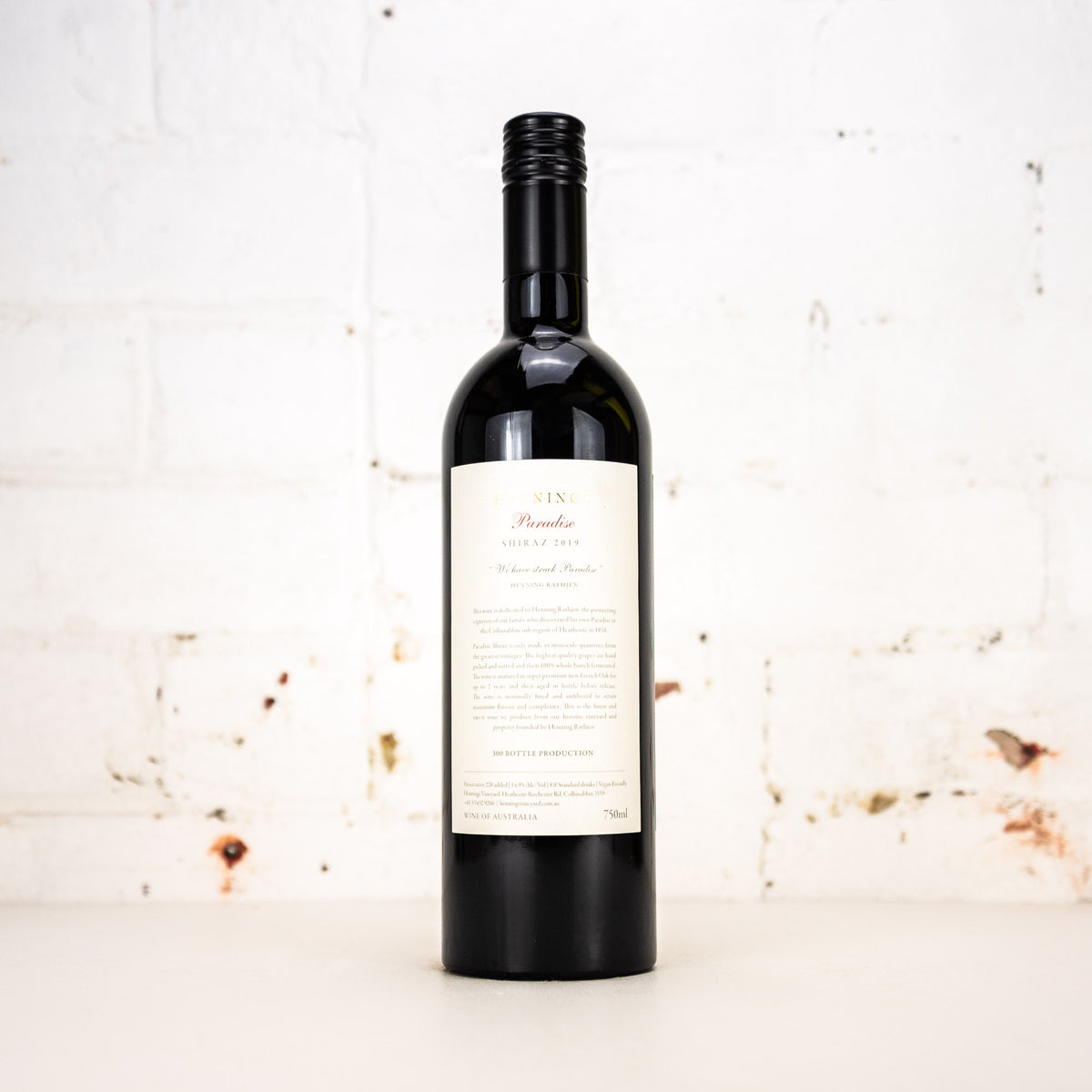 Hennings - The Paradise Shiraz 2019 750ml
