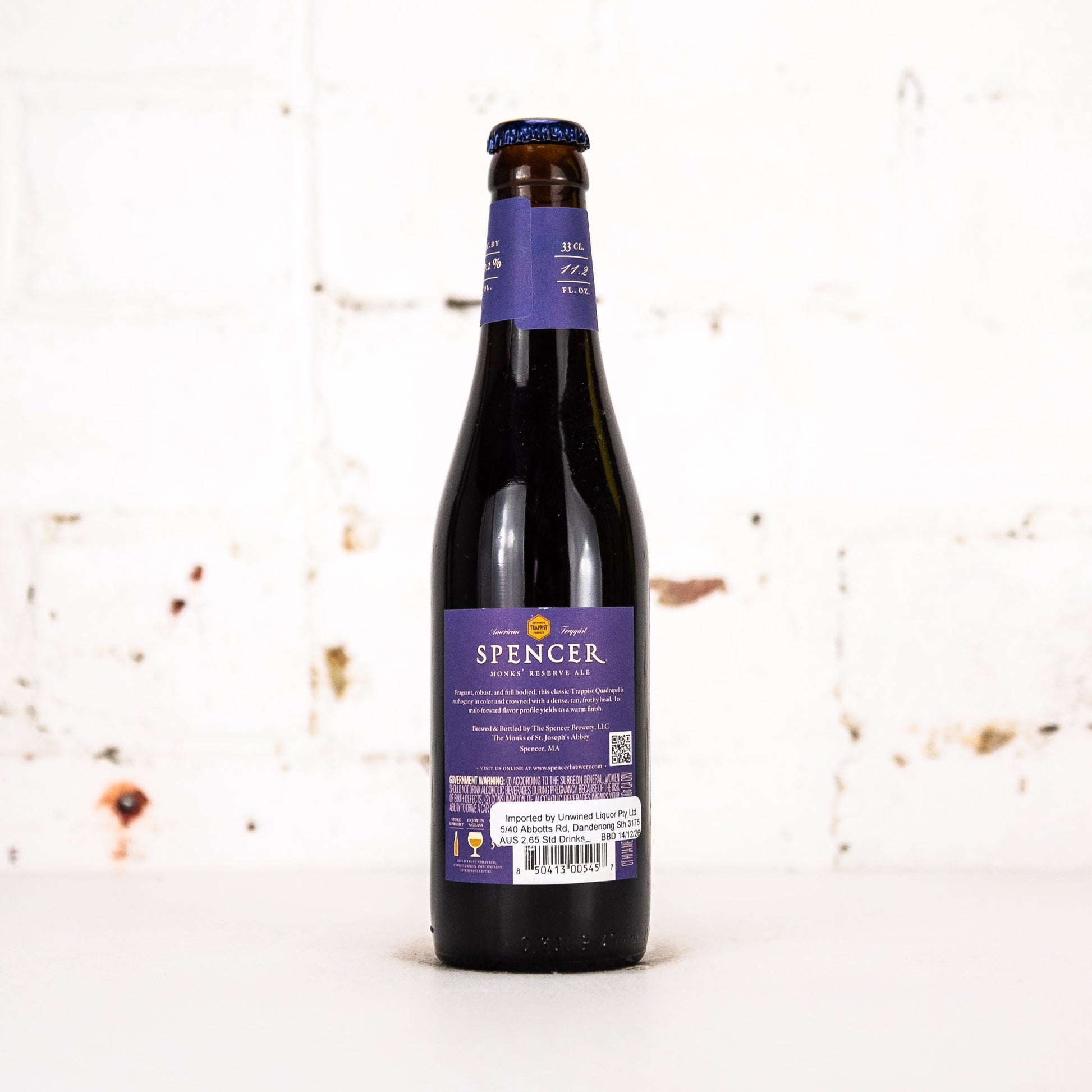 Spencer - Monks' Reserve Ale Trappist Quadrupel 330ml