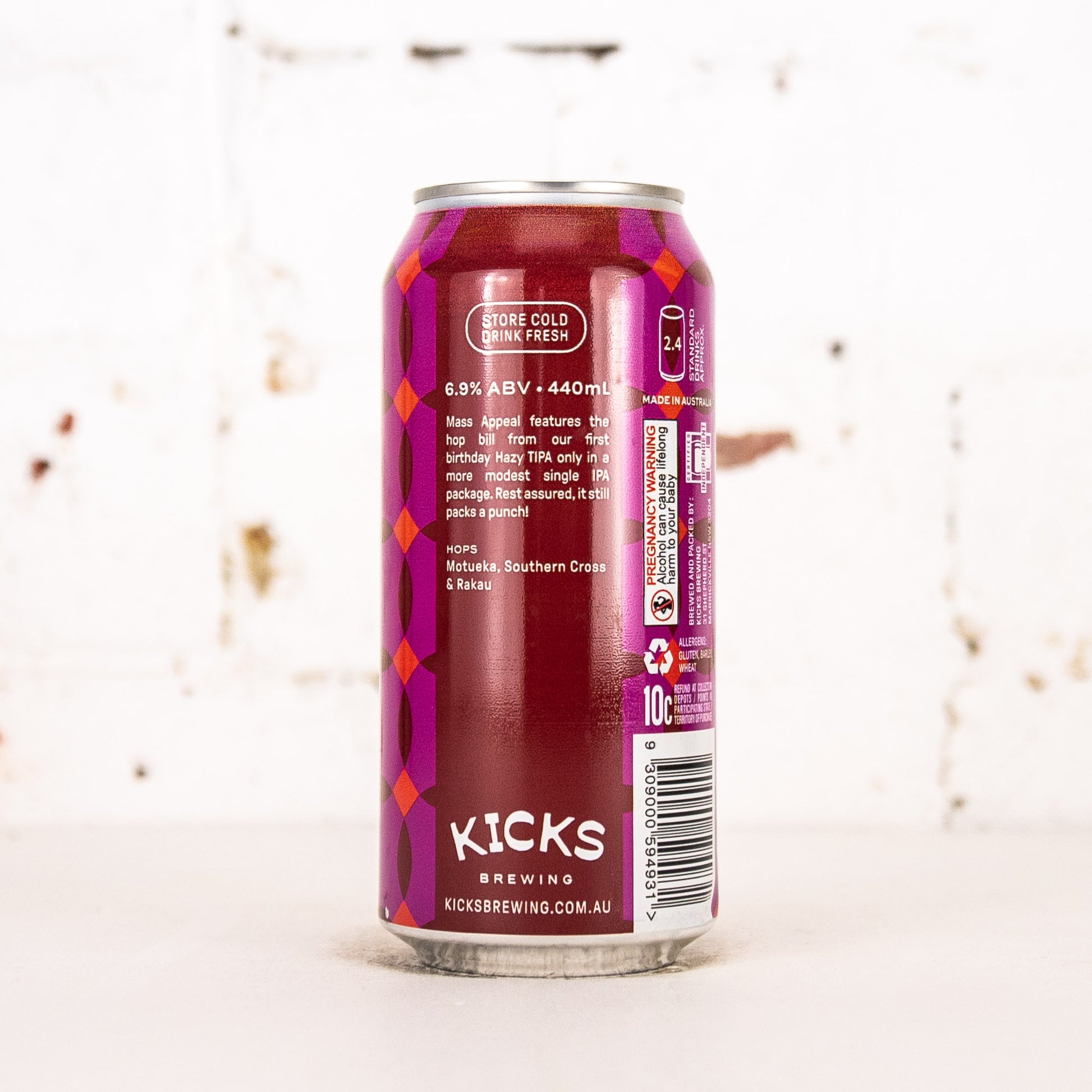 Kicks - Mass Appeal DDH Hazy IPA