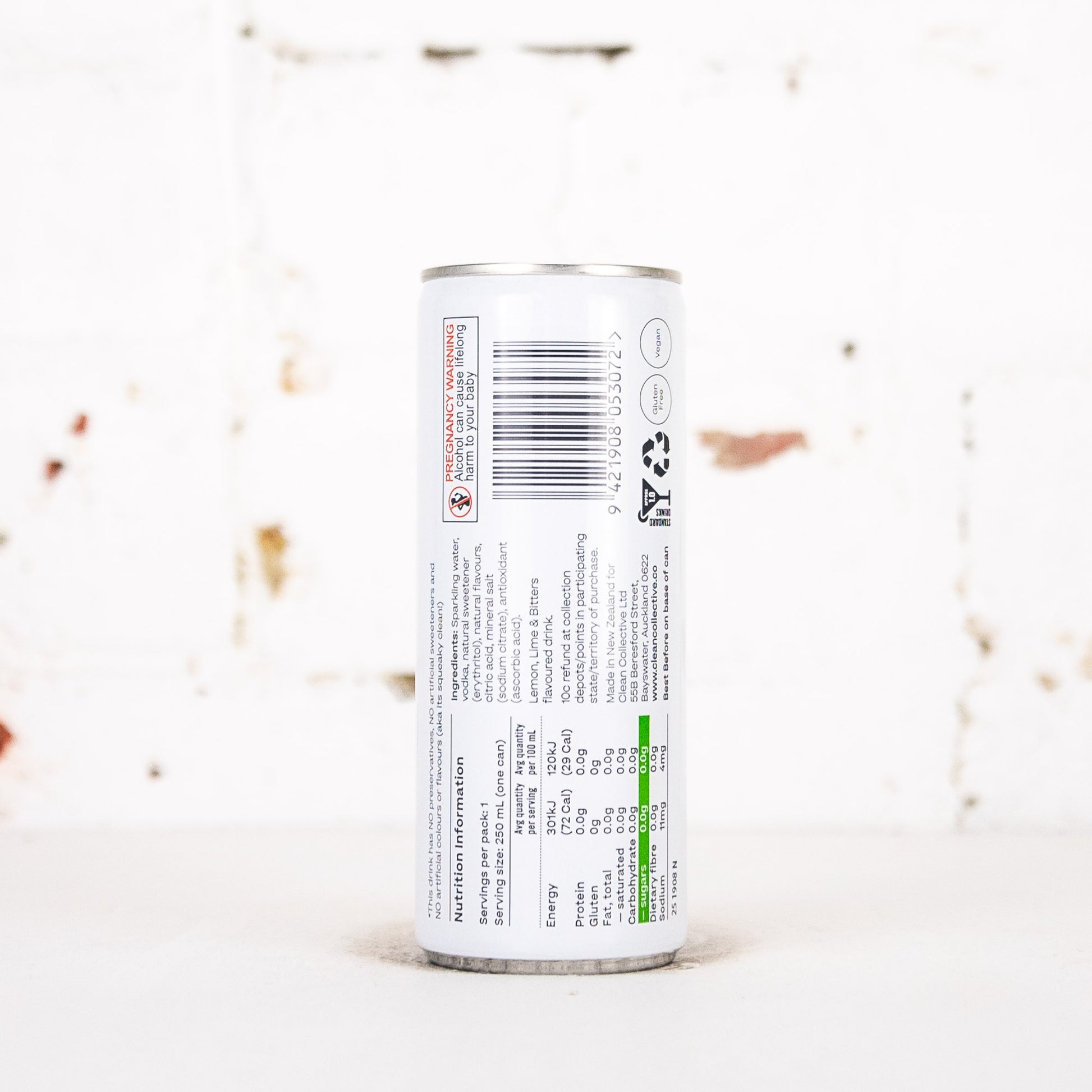 Clean Collective - Lemon, Lime & Bitters with Vodka