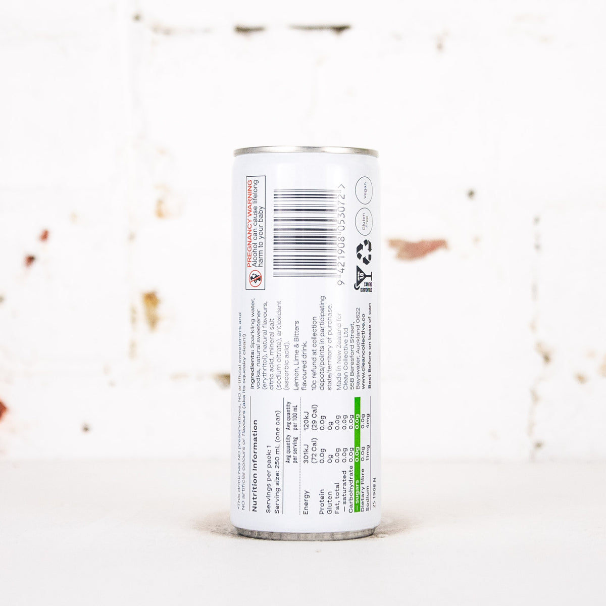 Clean Collective - Lemon, Lime & Bitters with Vodka